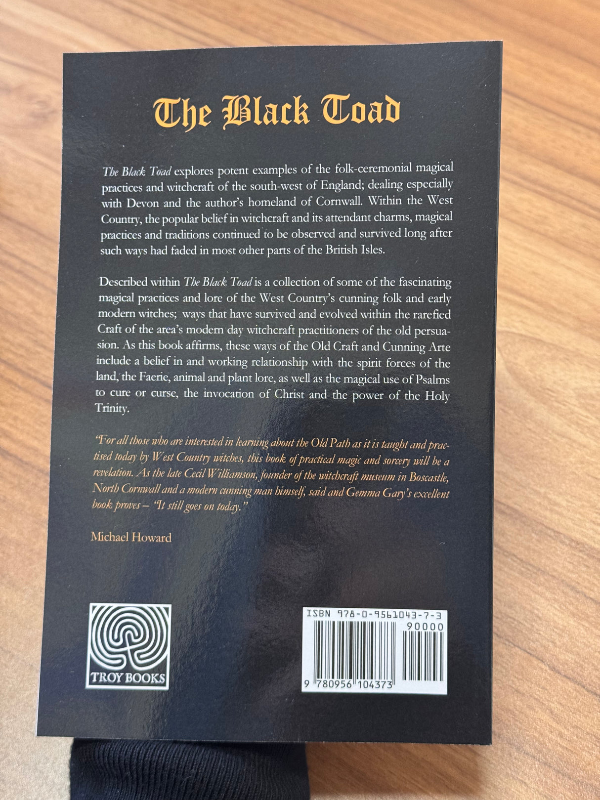 The Black Toad - West Country Witchcraft and Magic - Gemma Gary