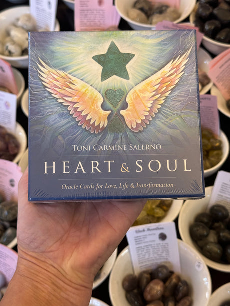 Heart and Soul Oracle Cards forLove, Life & Transformation - Toni Carmine - Salerno