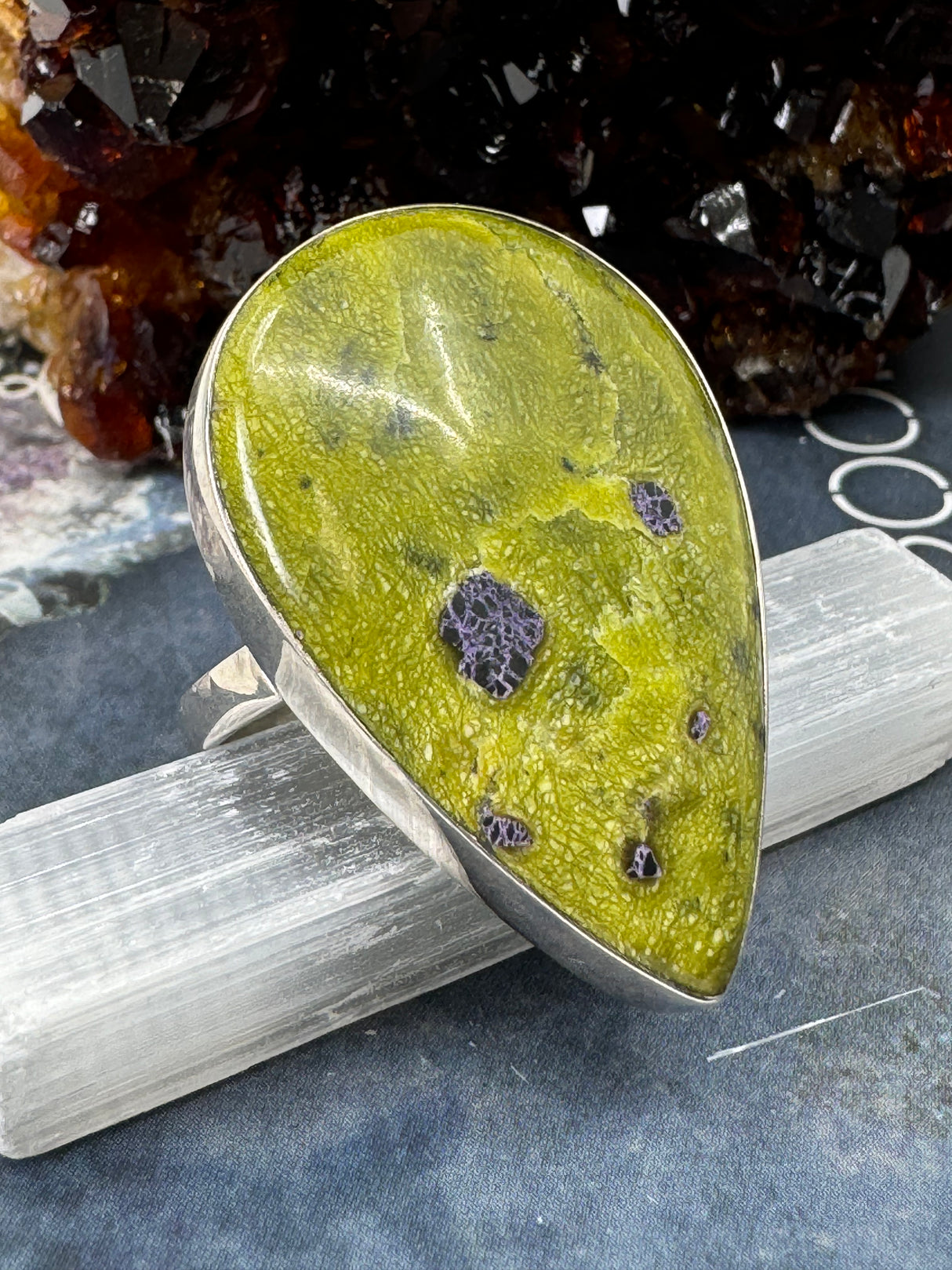 Atlantisite Ring Size 11 - "I am flexible, adaptable, and embrace change in my life."