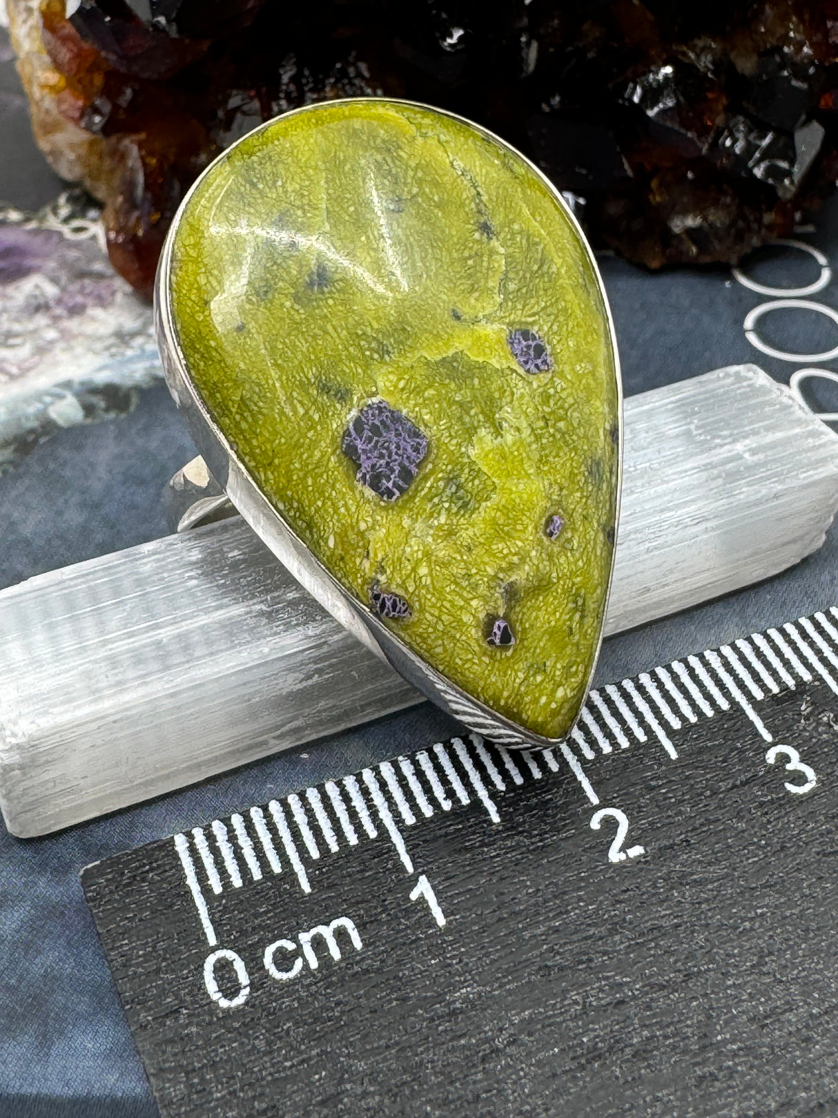 Atlantisite Ring Size 11 - "I am flexible, adaptable, and embrace change in my life."