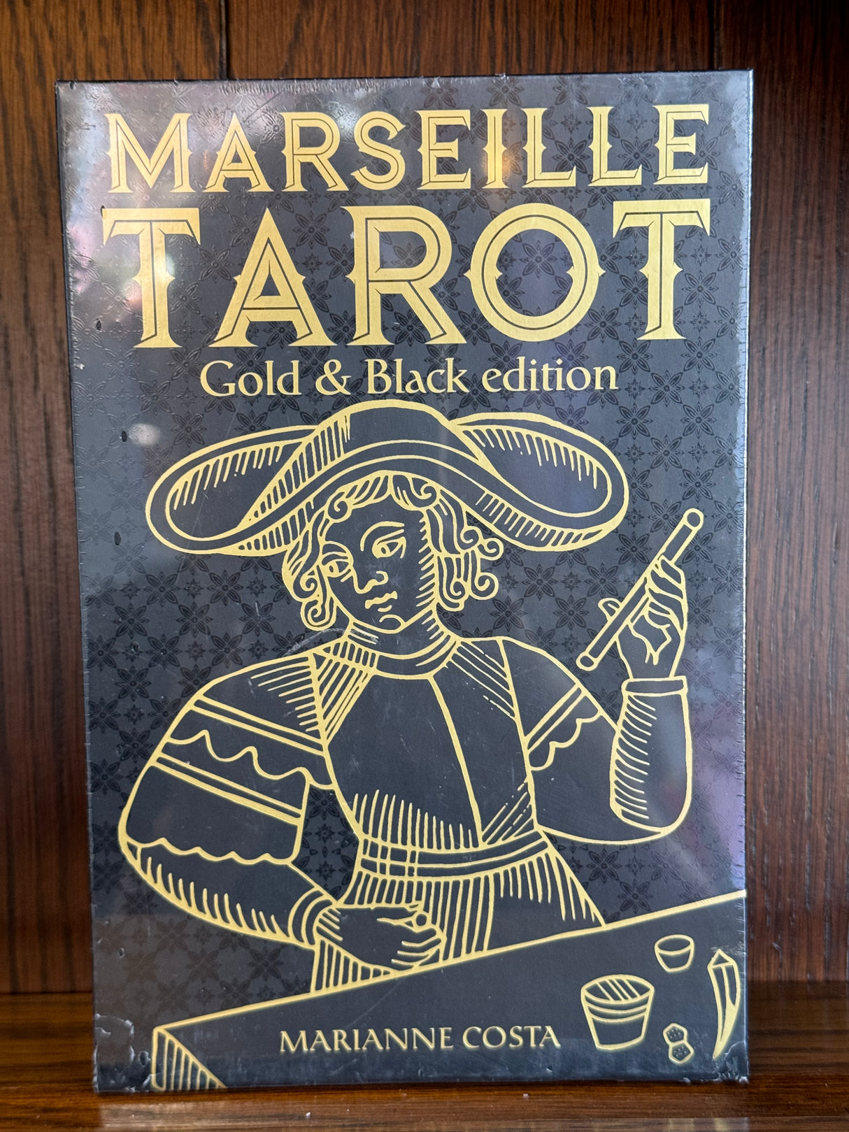 Marseille Tarot – Gold & Black Edition (Based on Madenie, Dijon 1709)
