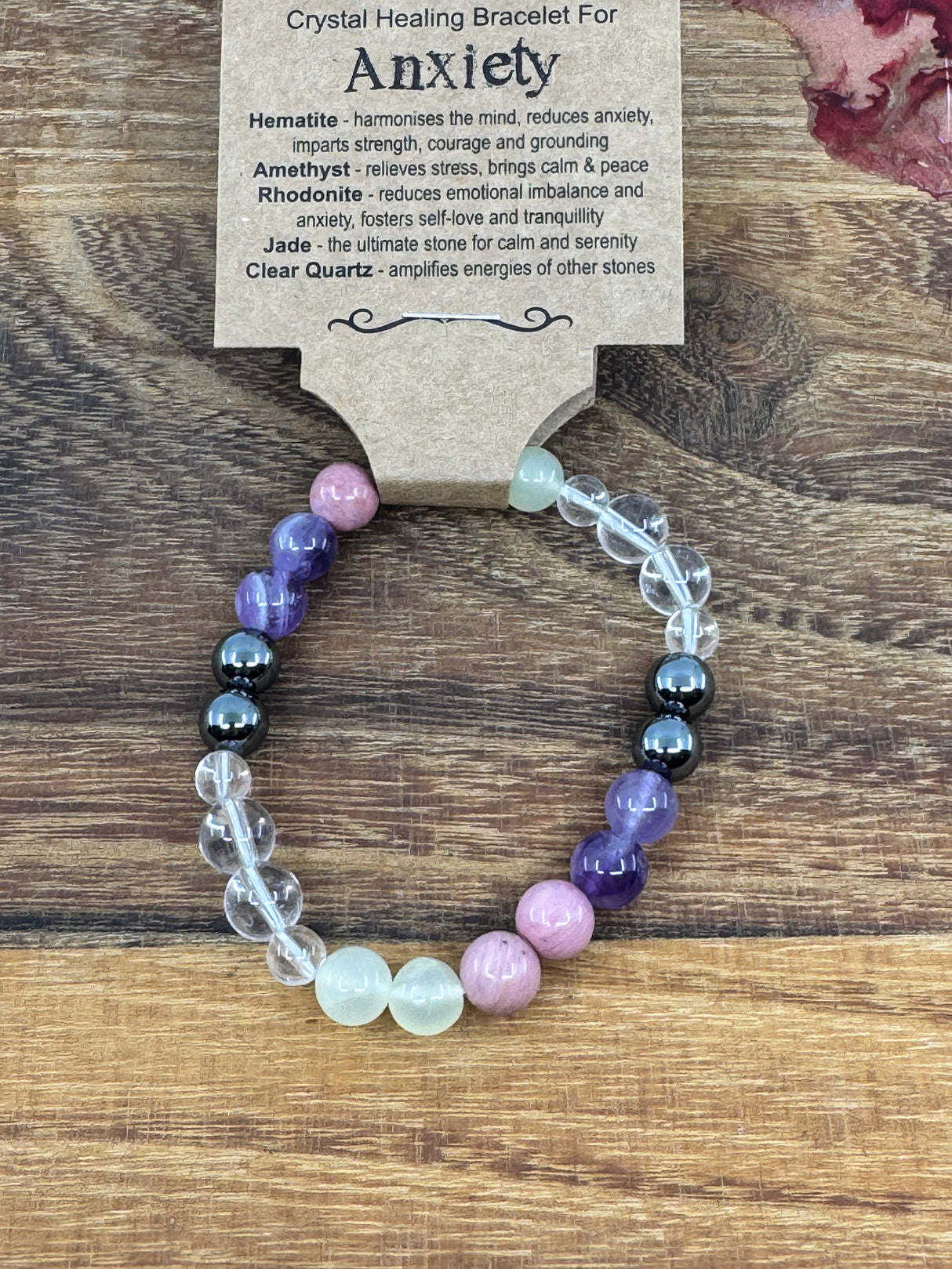 Crystal Healing Bracelet for Anxiety