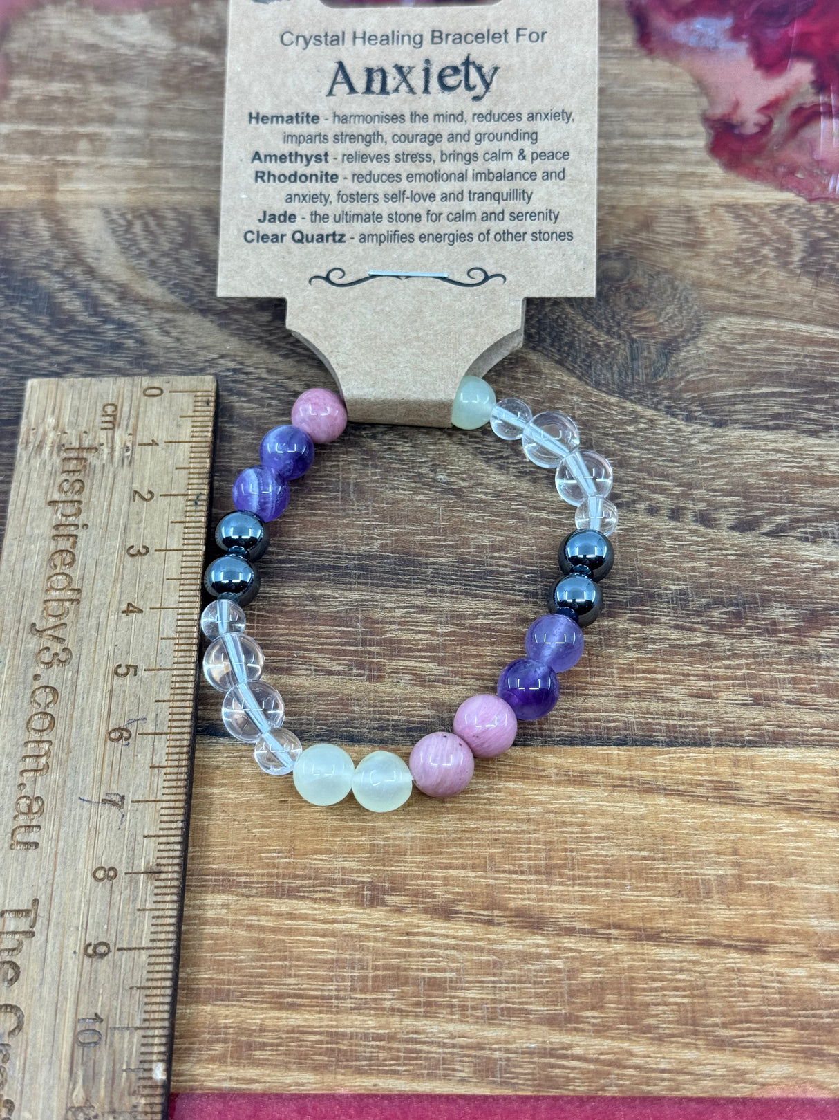 Crystal Healing Bracelet for Anxiety