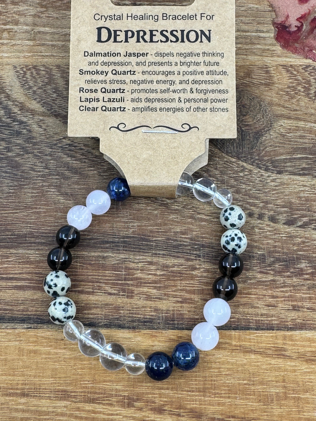 Crystal Healing Bracelet for Depression