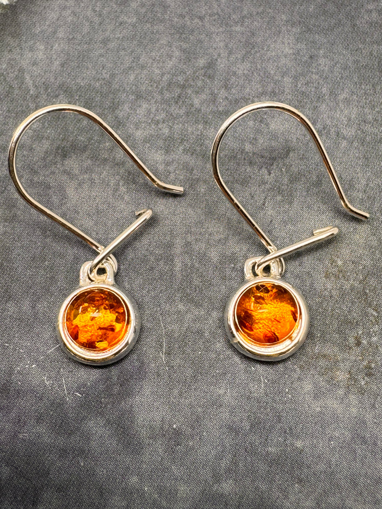 Amber Silver Drop Earring - on Sale Inspired By 3 Australia