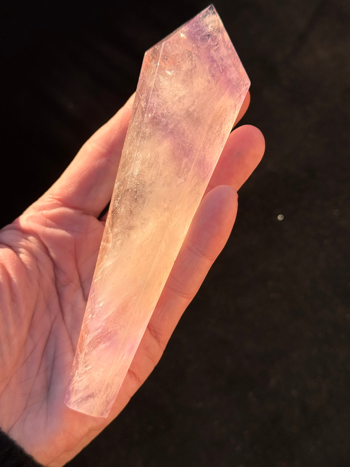 Amethyst Wand 166g – Channel of Divine Calm and Spiritual Insight