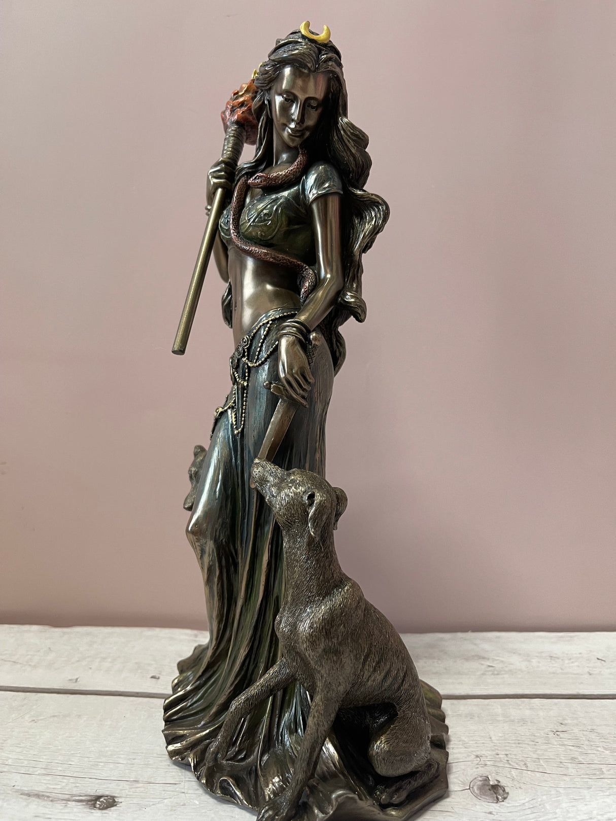 Hecate – Goddess of Magic, the Moon & the Crossroads Statue