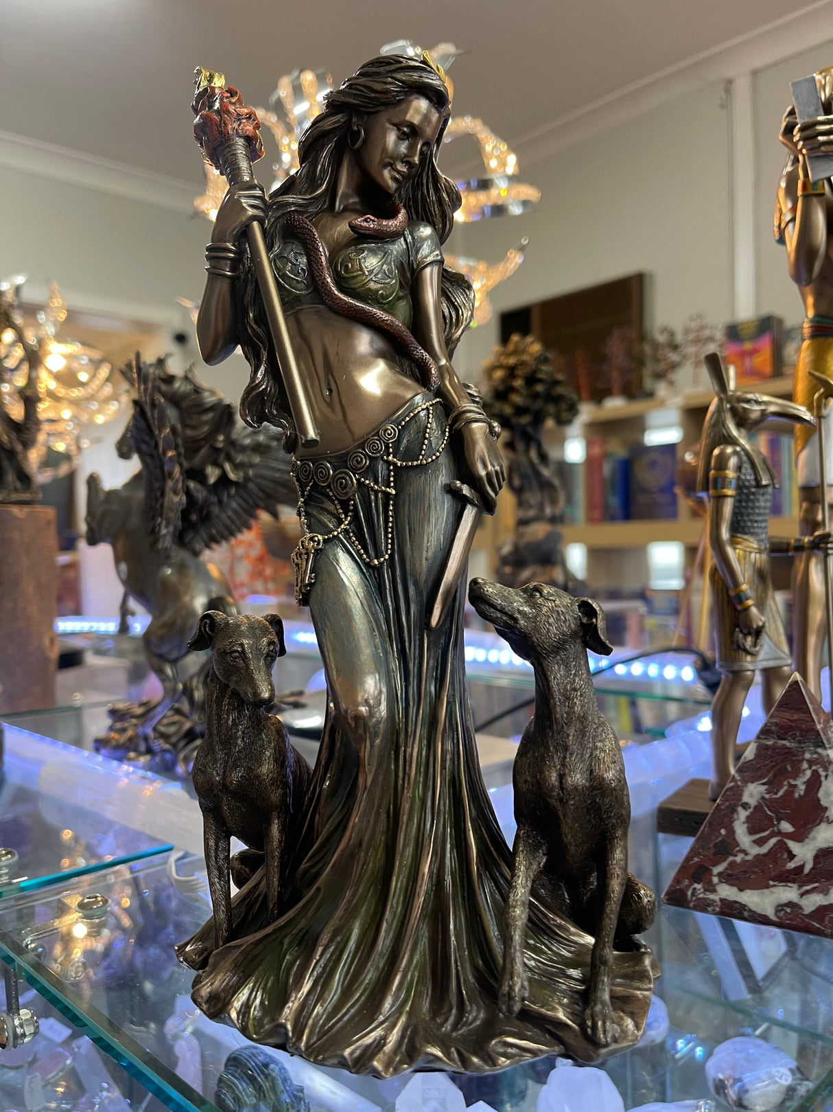 Hecate – Goddess of Magic, the Moon & the Crossroads Statue