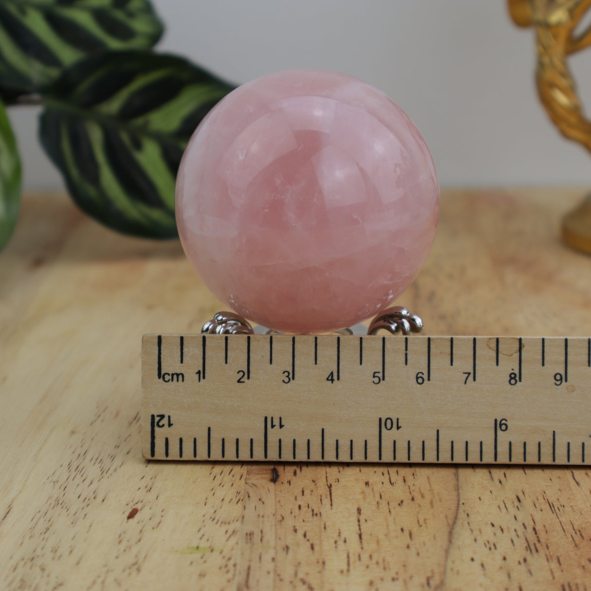 Rose Quartz Sphere 316g – Stone of Love, Healing & Emotional Harmony