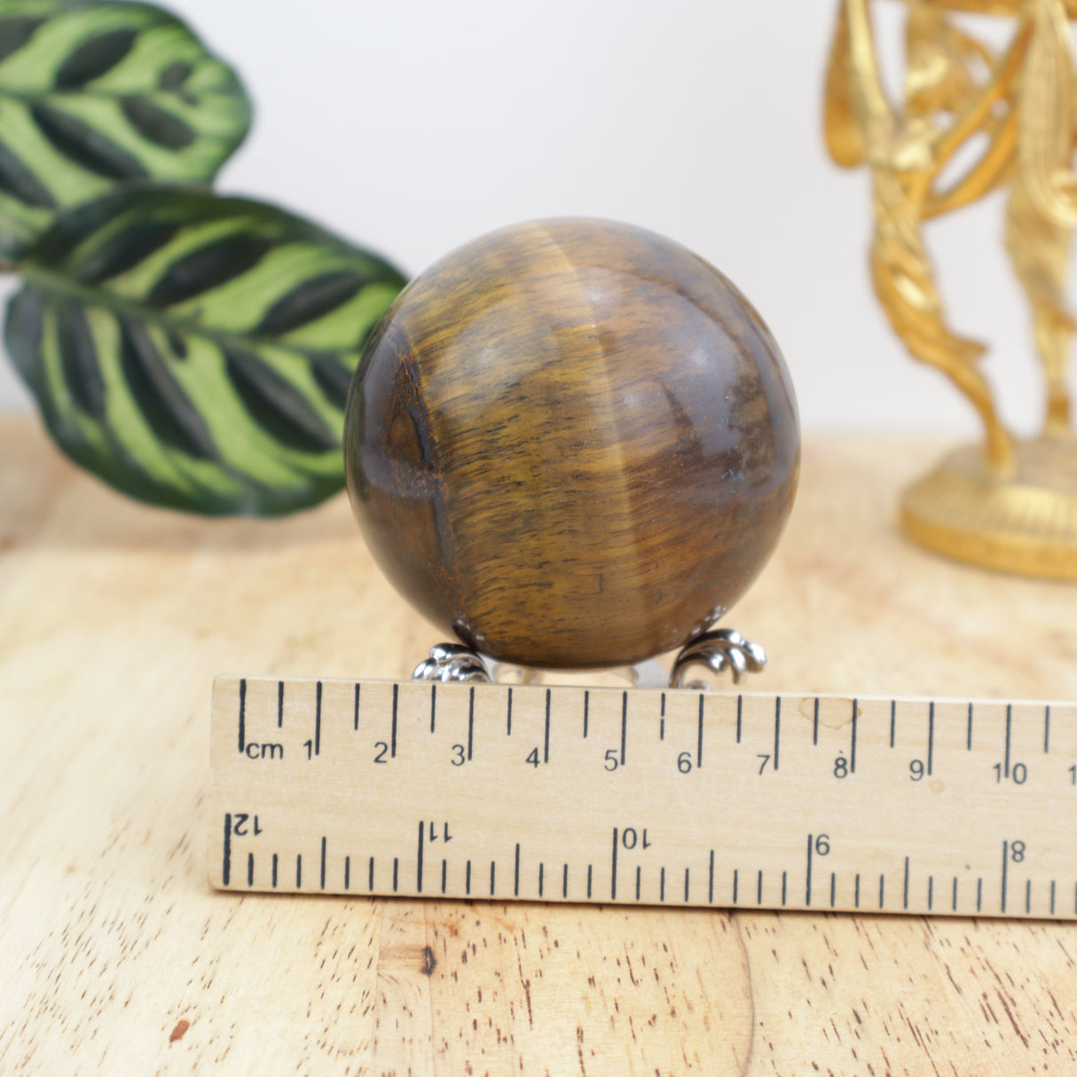 Tiger Eye Sphere 349g (6cm) – Stone of Courage, Confidence & Protection
