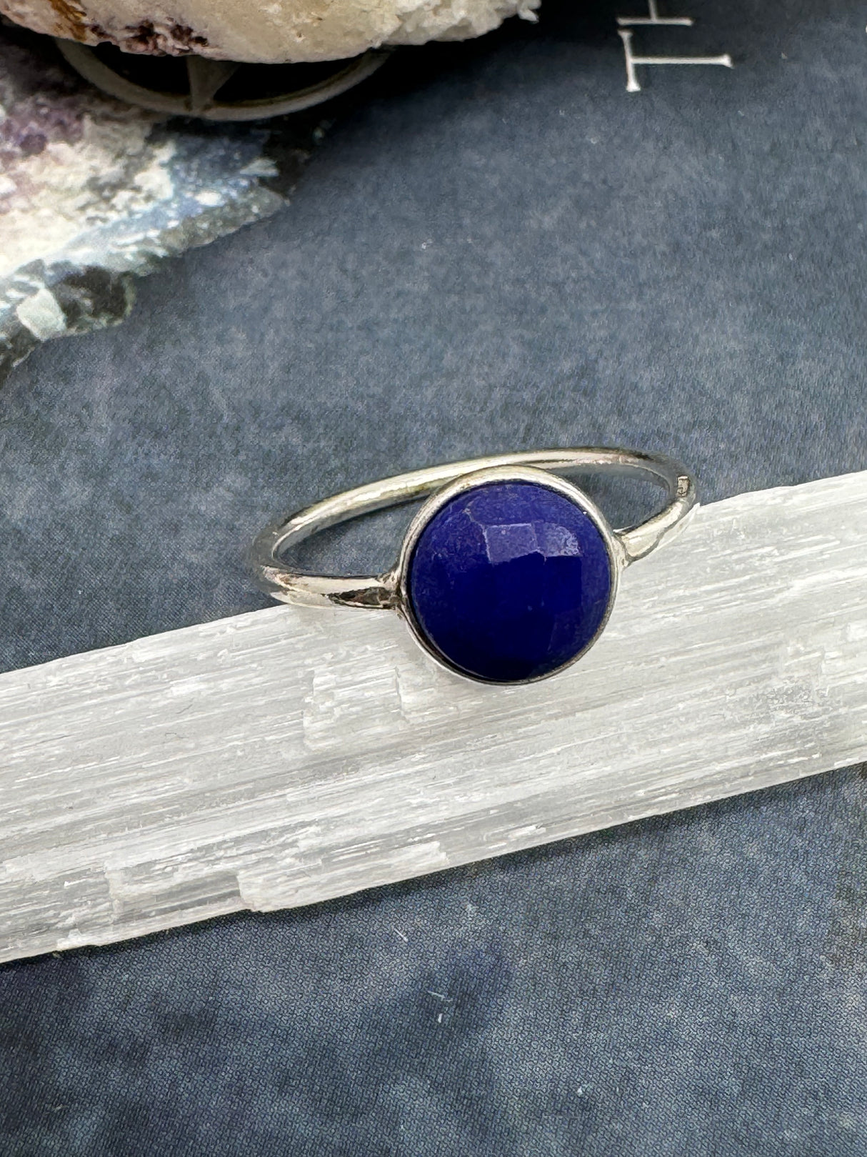 Lapis Lazuli Ring - “I will stand up for what is right and speak my truth”.