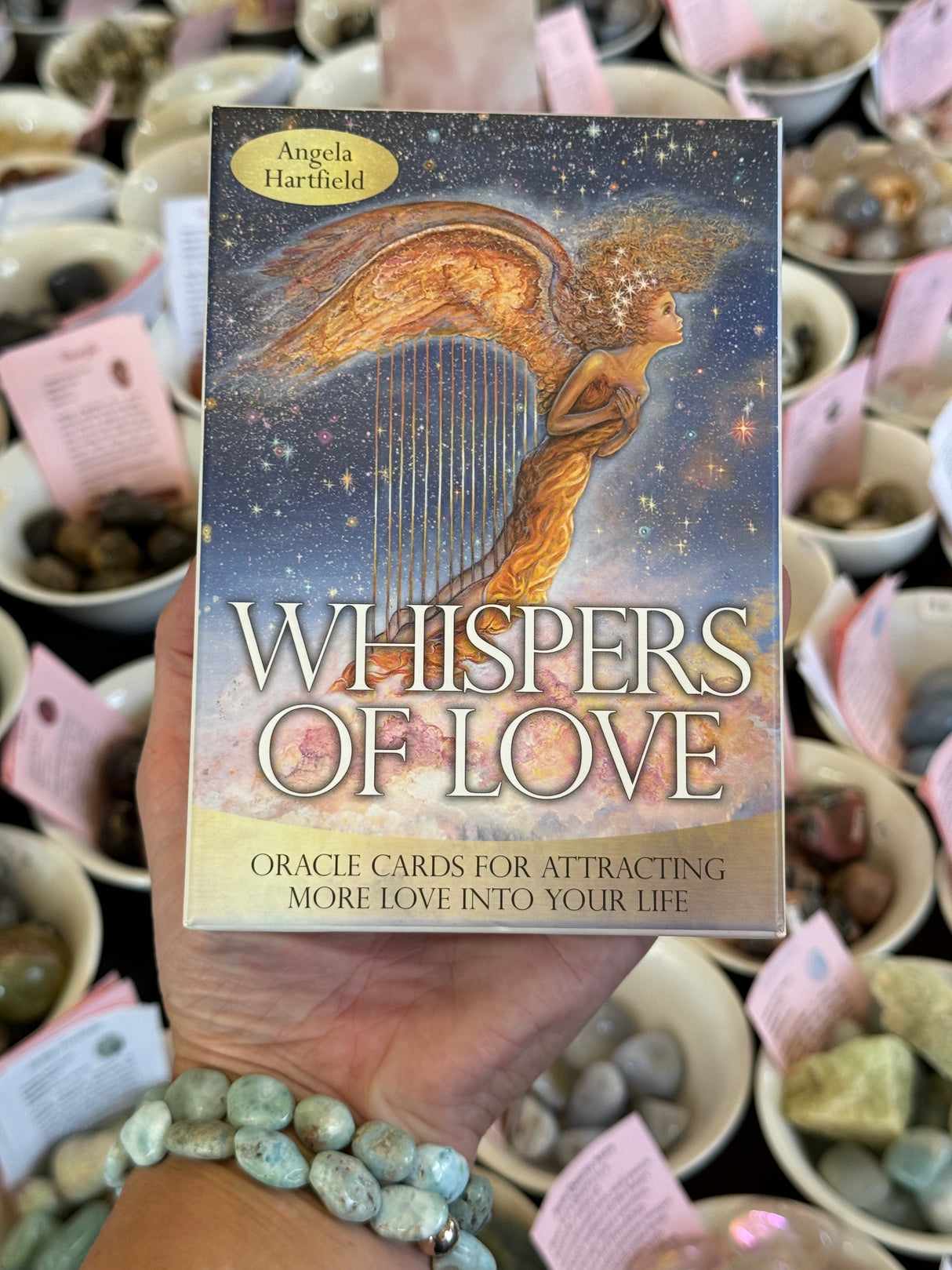Whispers of Love Oracle Cards for Attracting More Love into Your Life Angela Hartfield