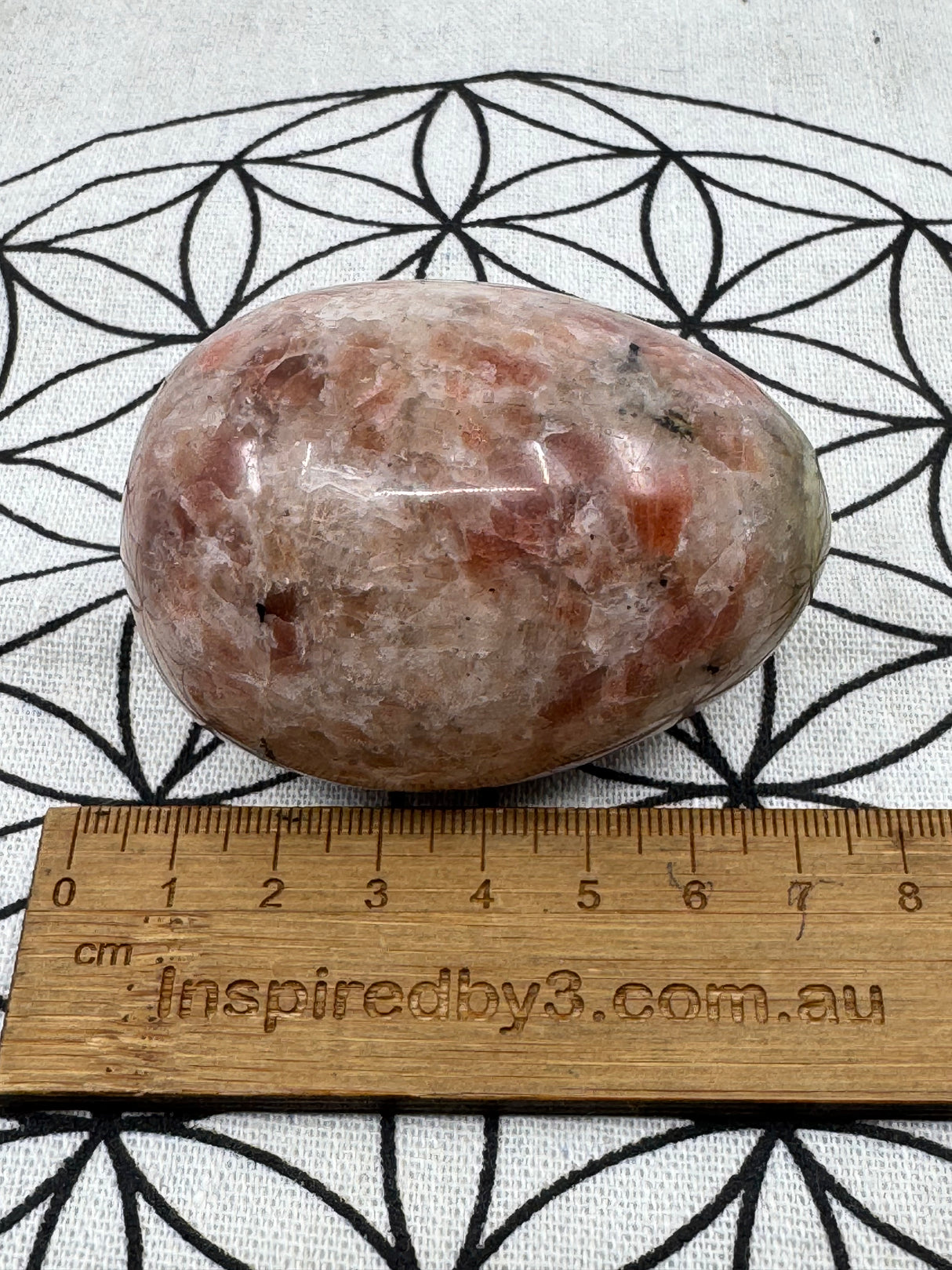 Sunstone Egg Carving - "I am filled with vibrations of love, light, and joy."