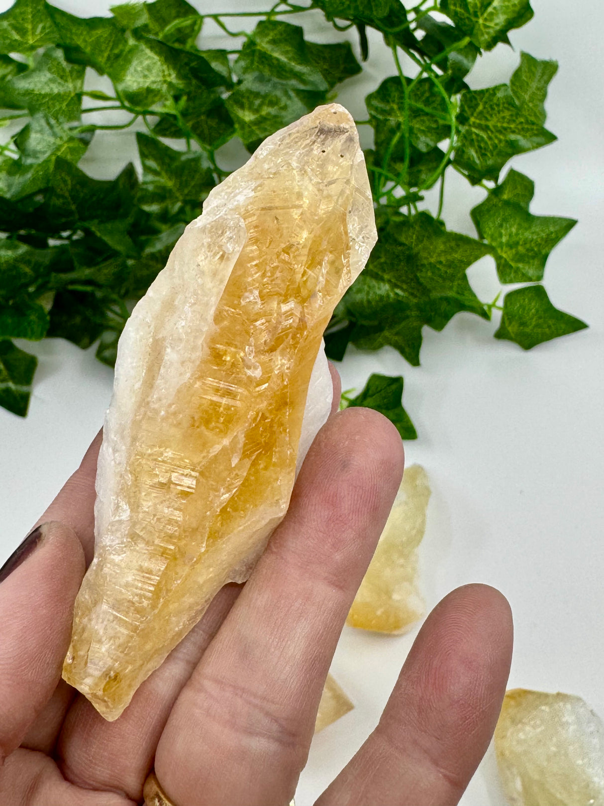 Citrine Natural Points - “I am successful in all areas of life”.