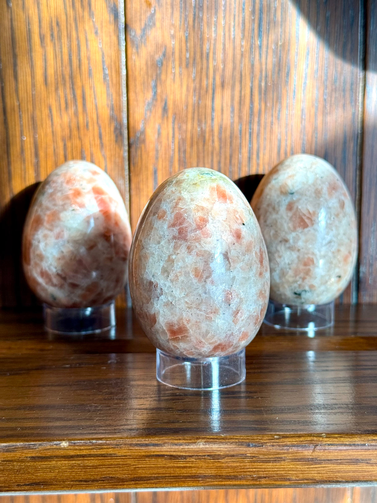 Sunstone Egg Carving - "I am filled with vibrations of love, light, and joy."