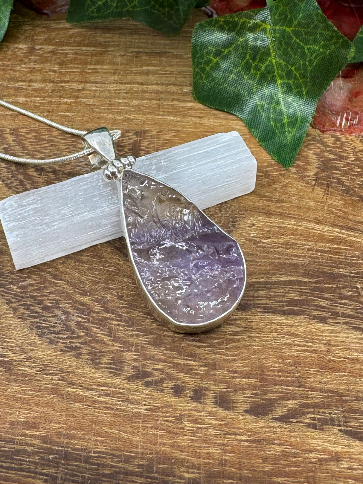 Ametrine Rough Silver Pendant & Chain on Sale at Inspired By 3 Australia