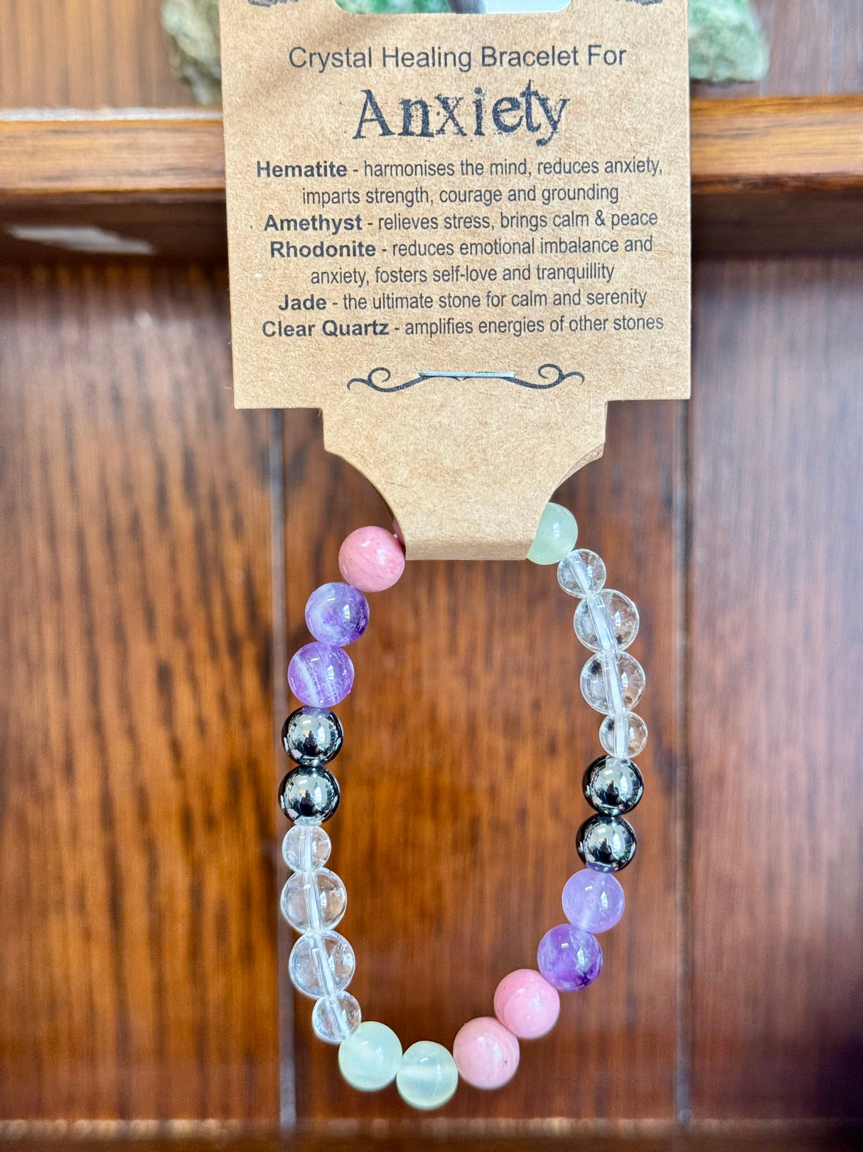 Crystal Healing Bracelet for Anxiety