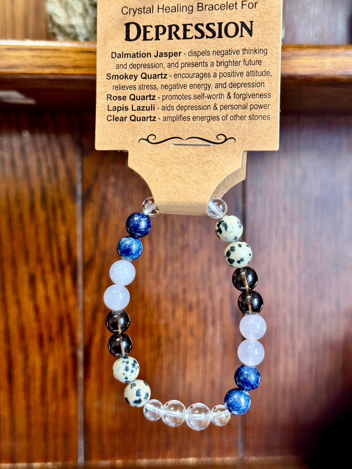 Crystal Healing Bracelet for Depression