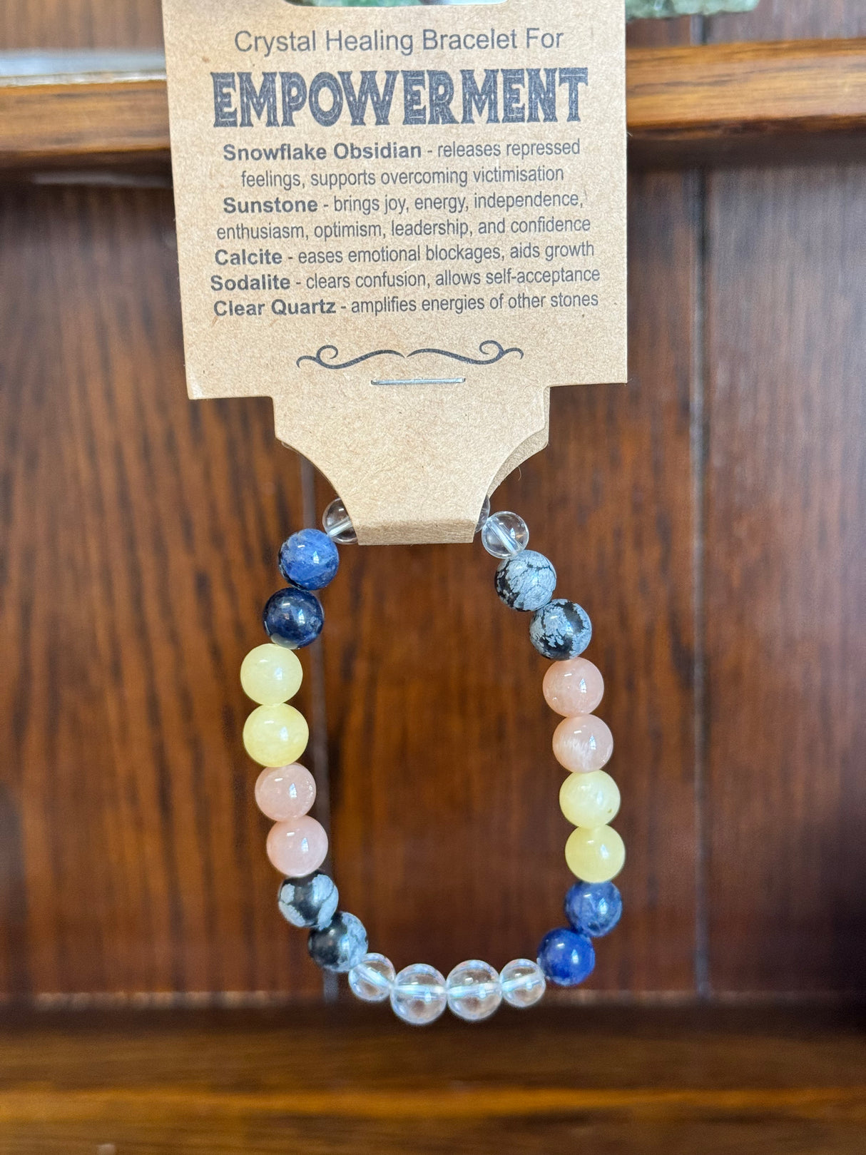 Crystal Healing Bracelet for Empowerment