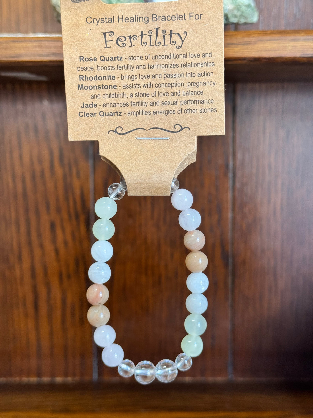 Crystal Healing Bracelet for Fertility