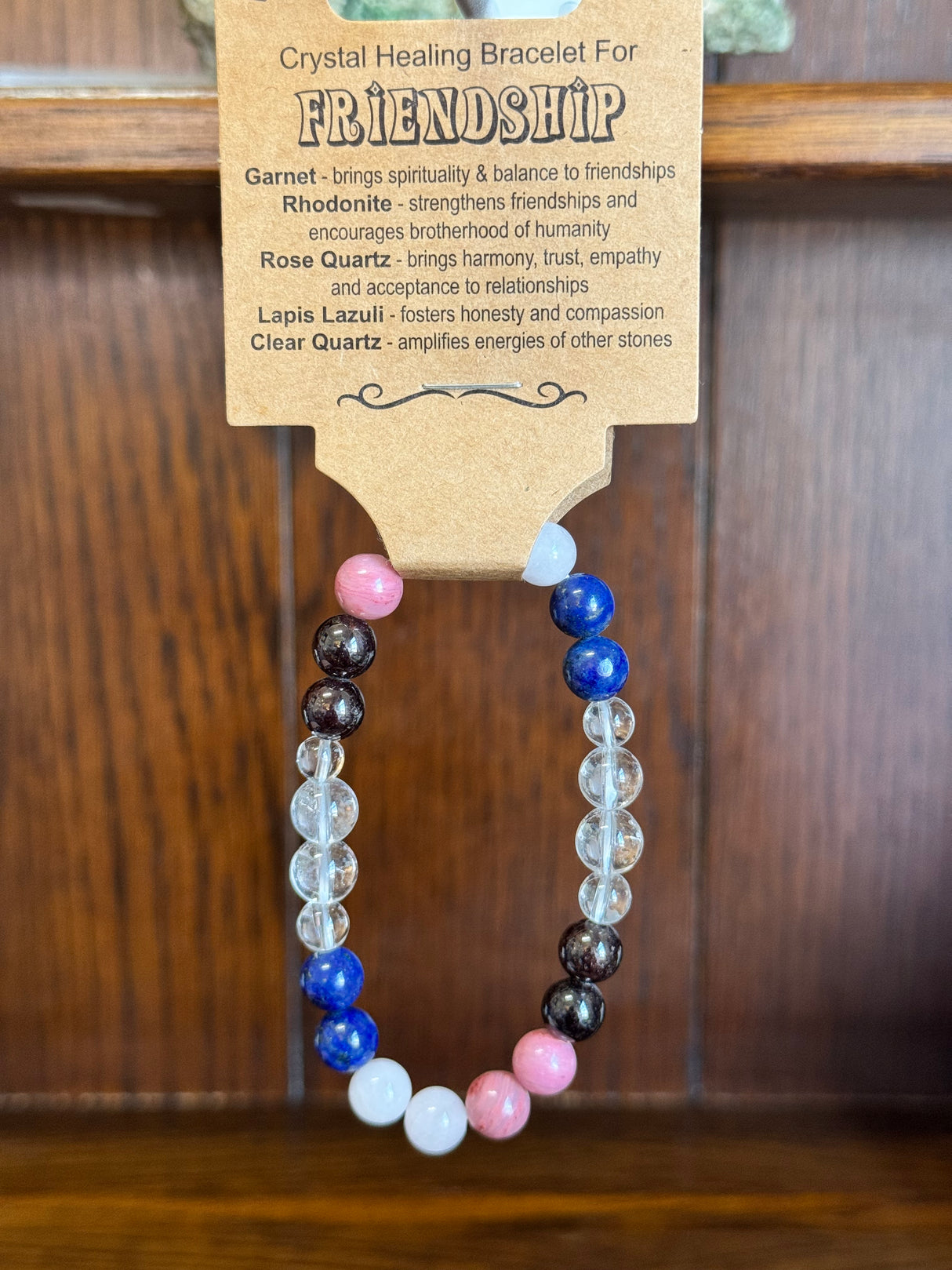 Crystal Healing Bracelet for Friendship
