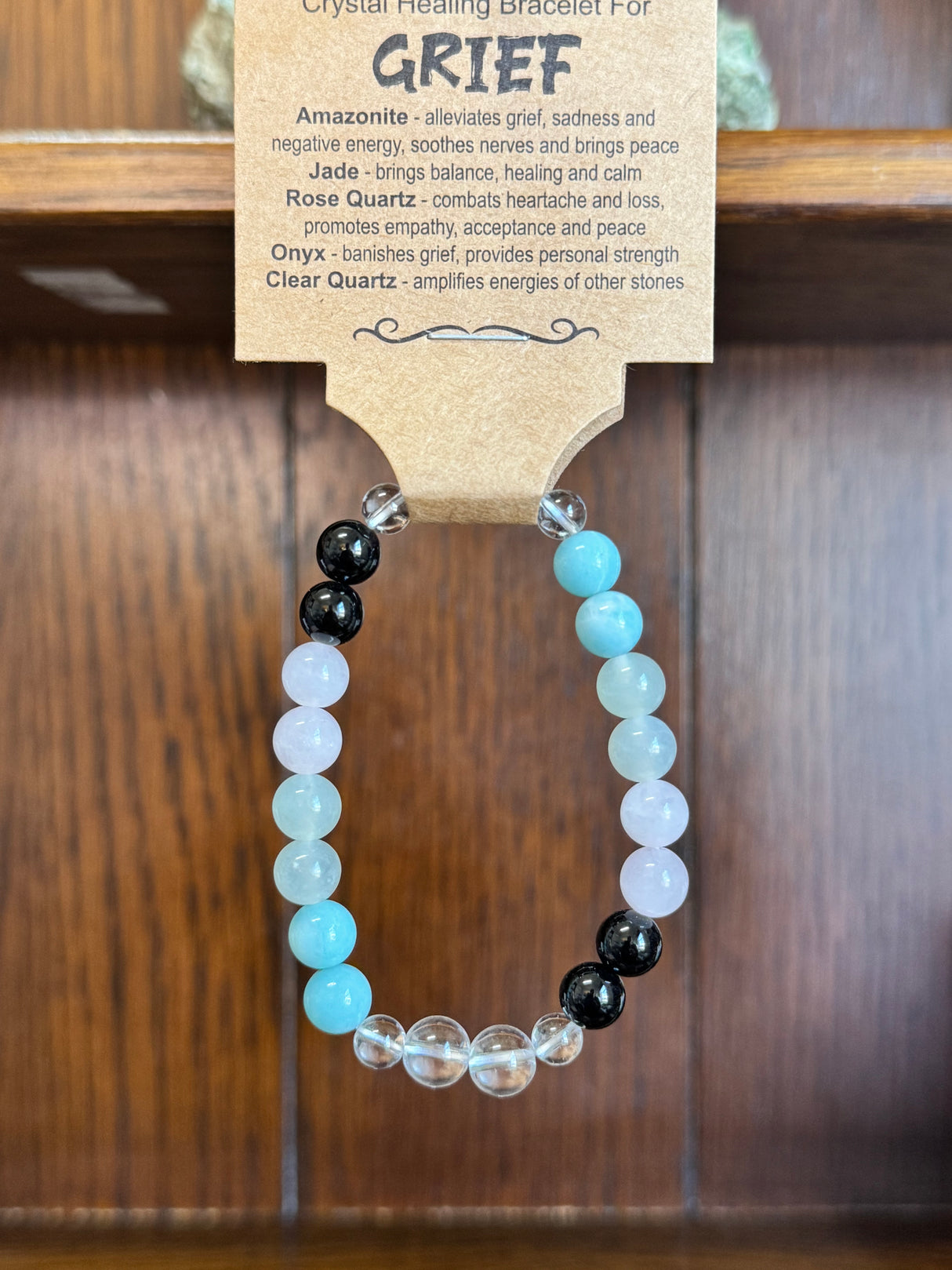 Crystal Healing Bracelet for Grief