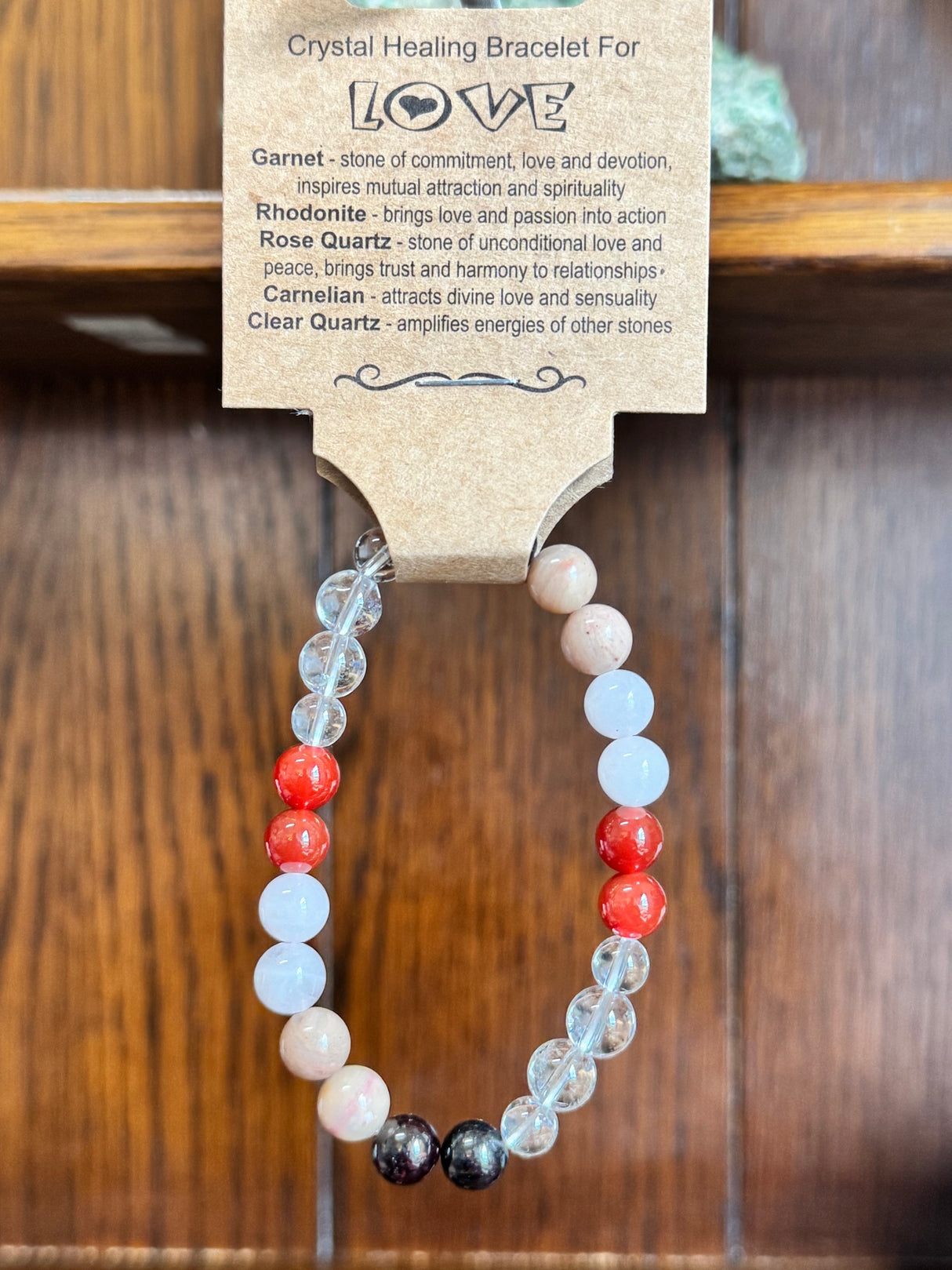 Crystal Healing Bracelet for Love