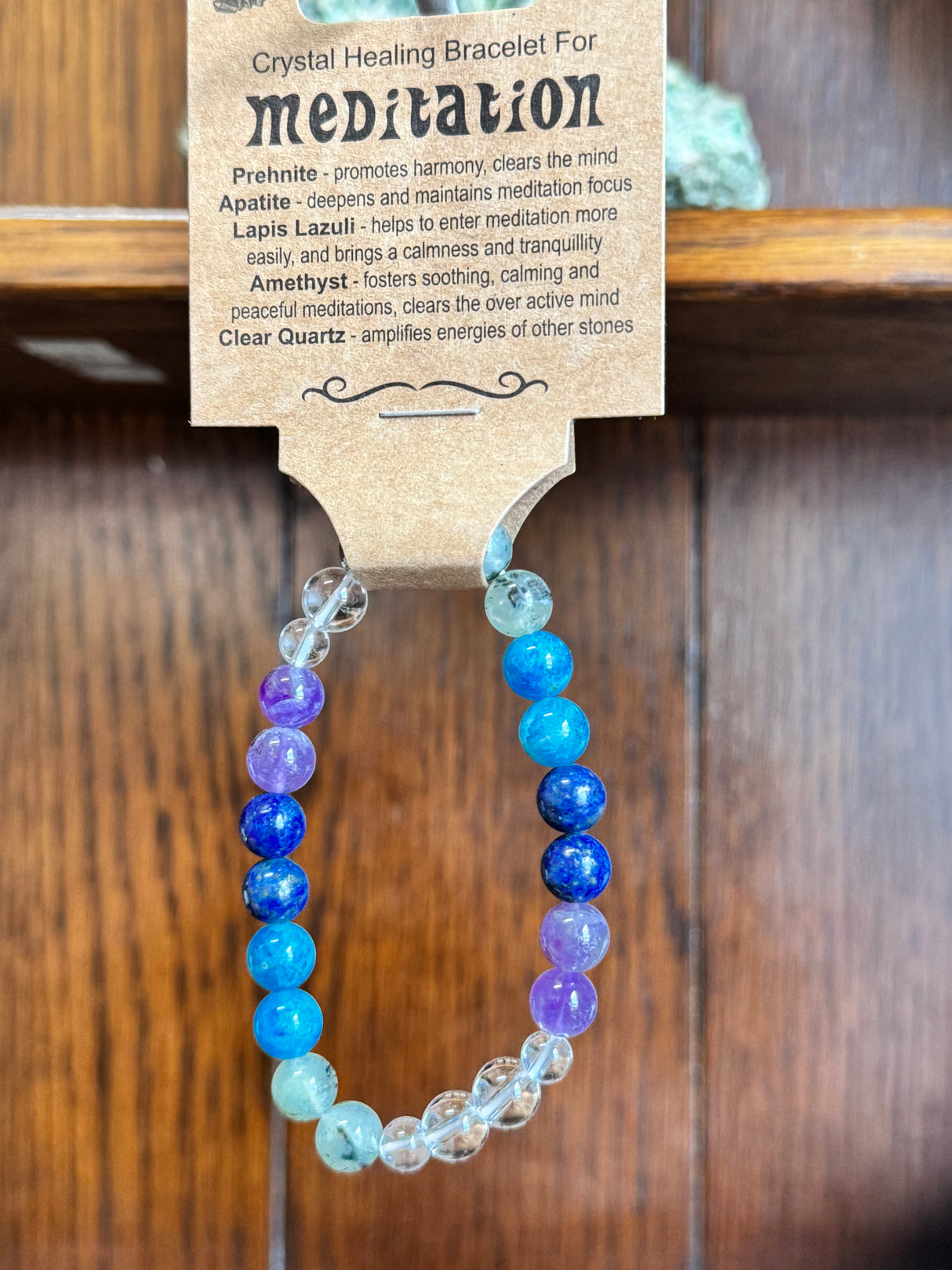 Crystal Healing Bracelet for Meditation