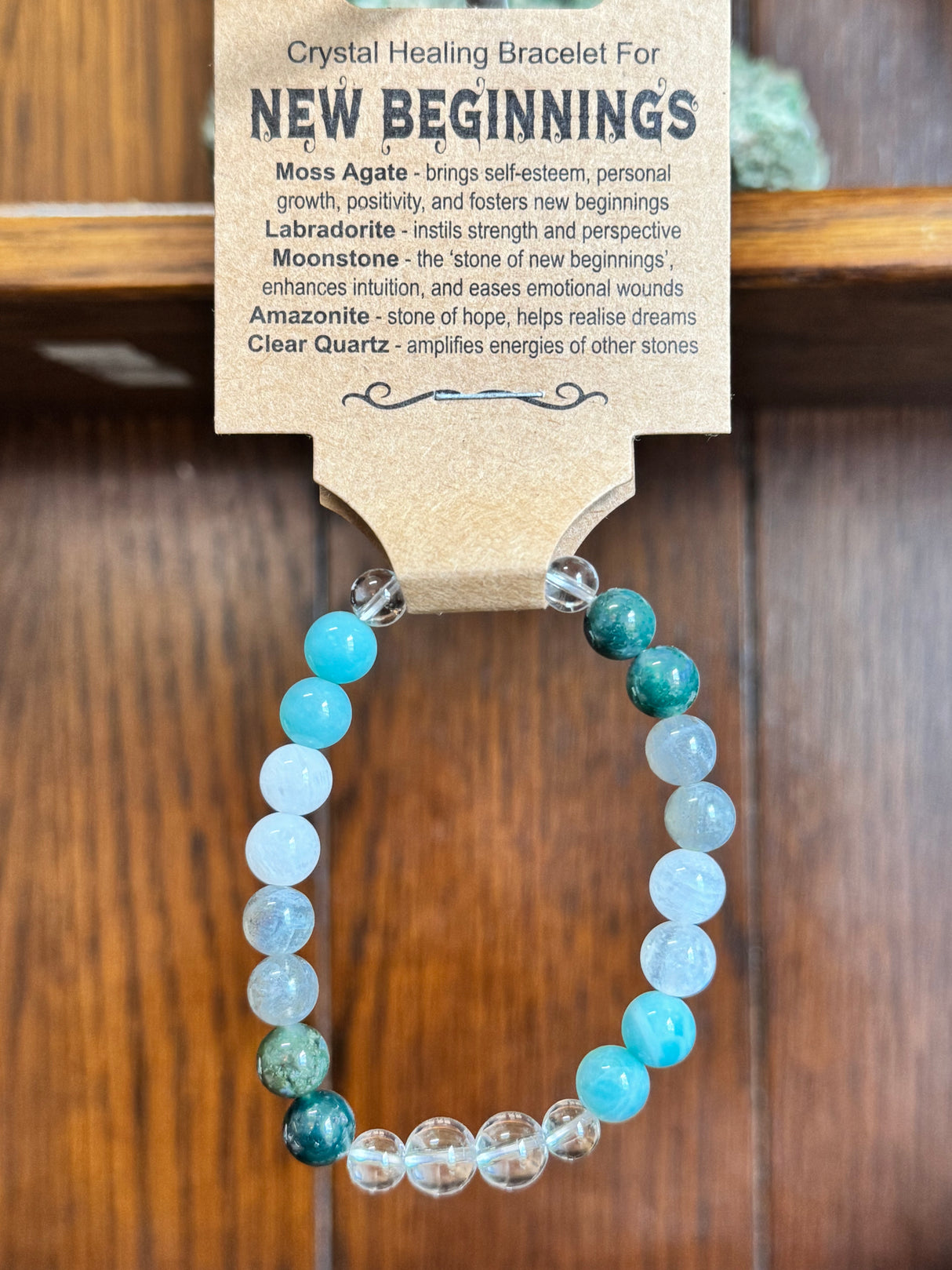 Crystal Healing Bracelet for New Beginnings