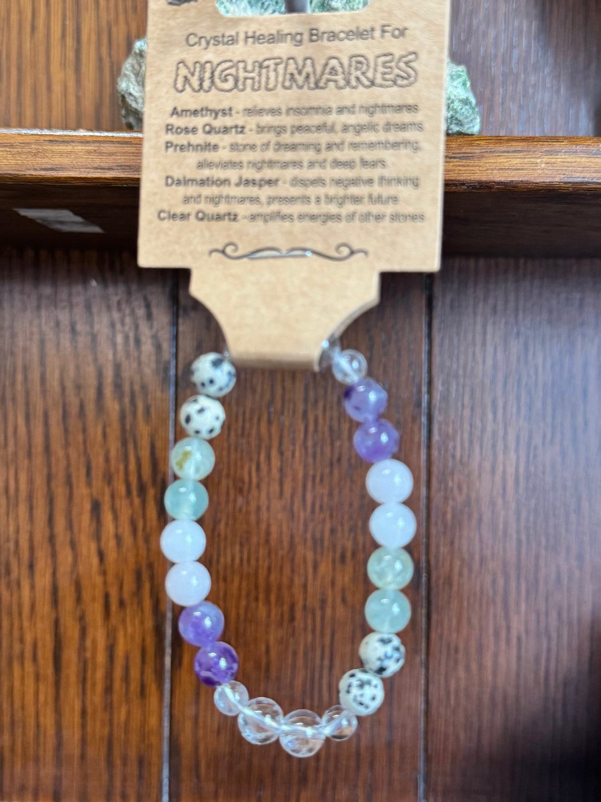 Crystal Healing Bracelet for Nightmares