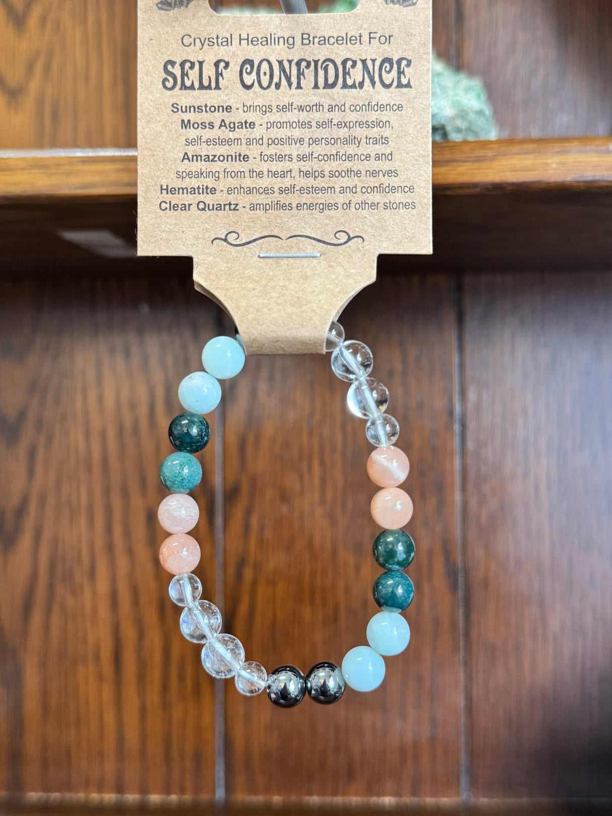 Crystal Healing Bracelet for Self Confidence