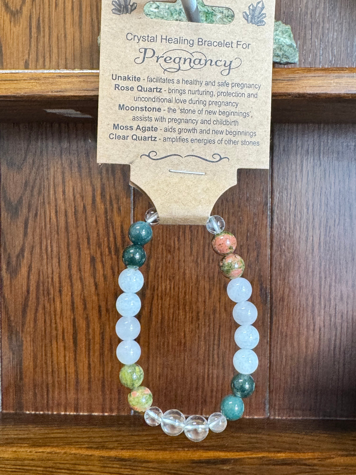 Crystal Healing Bracelet for Pregnancy