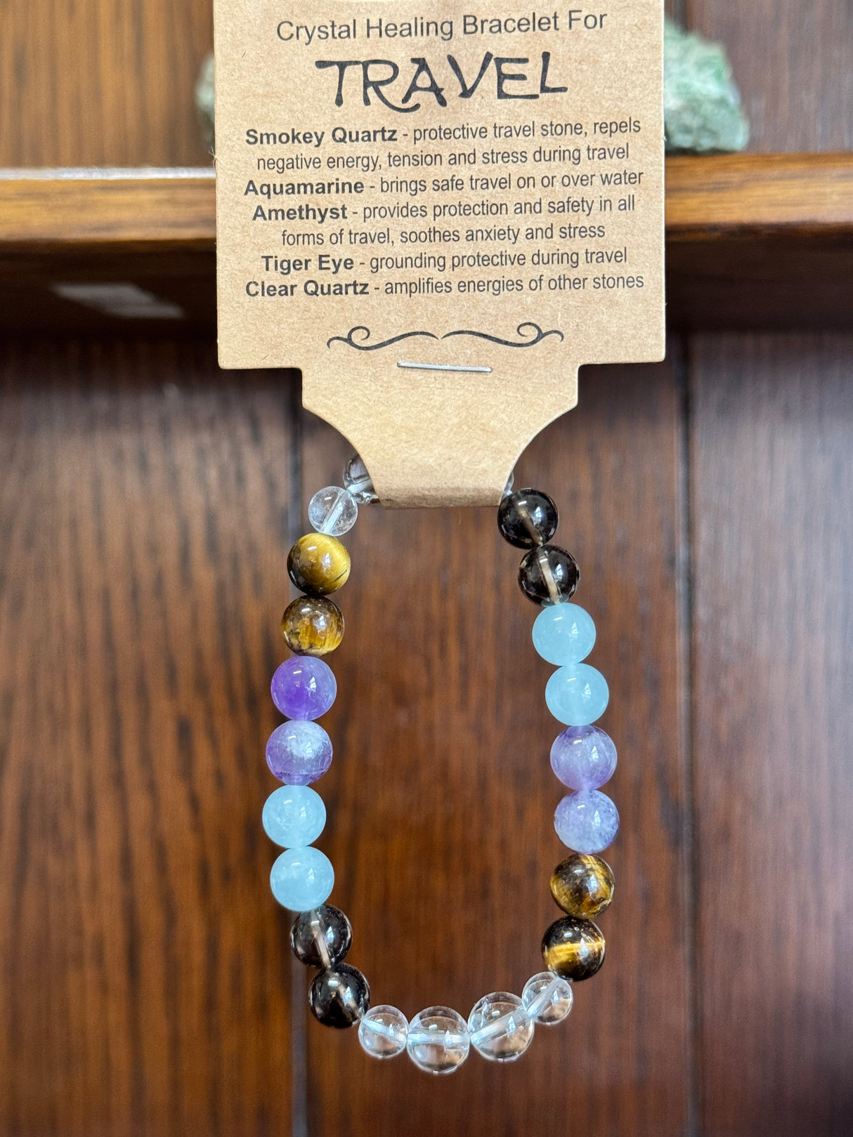 Crystal Healing Bracelet for Travel