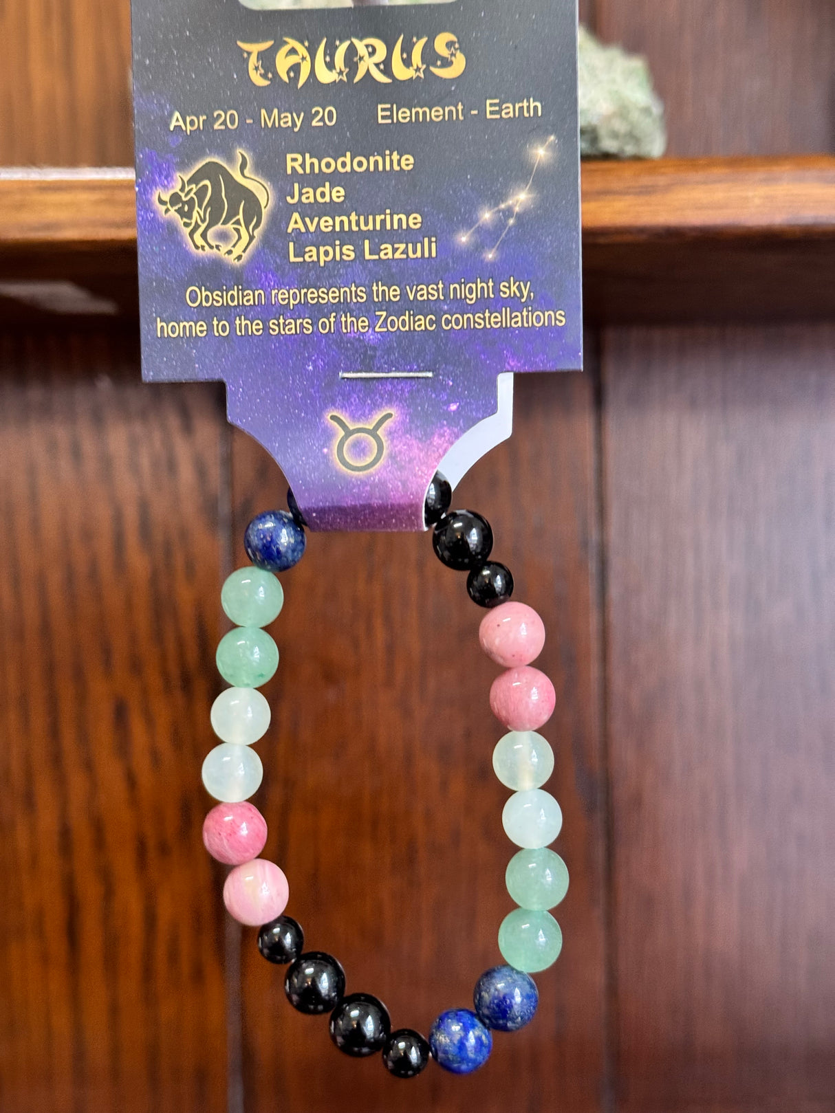 Zodiac Crystal Bracelet for Taurus