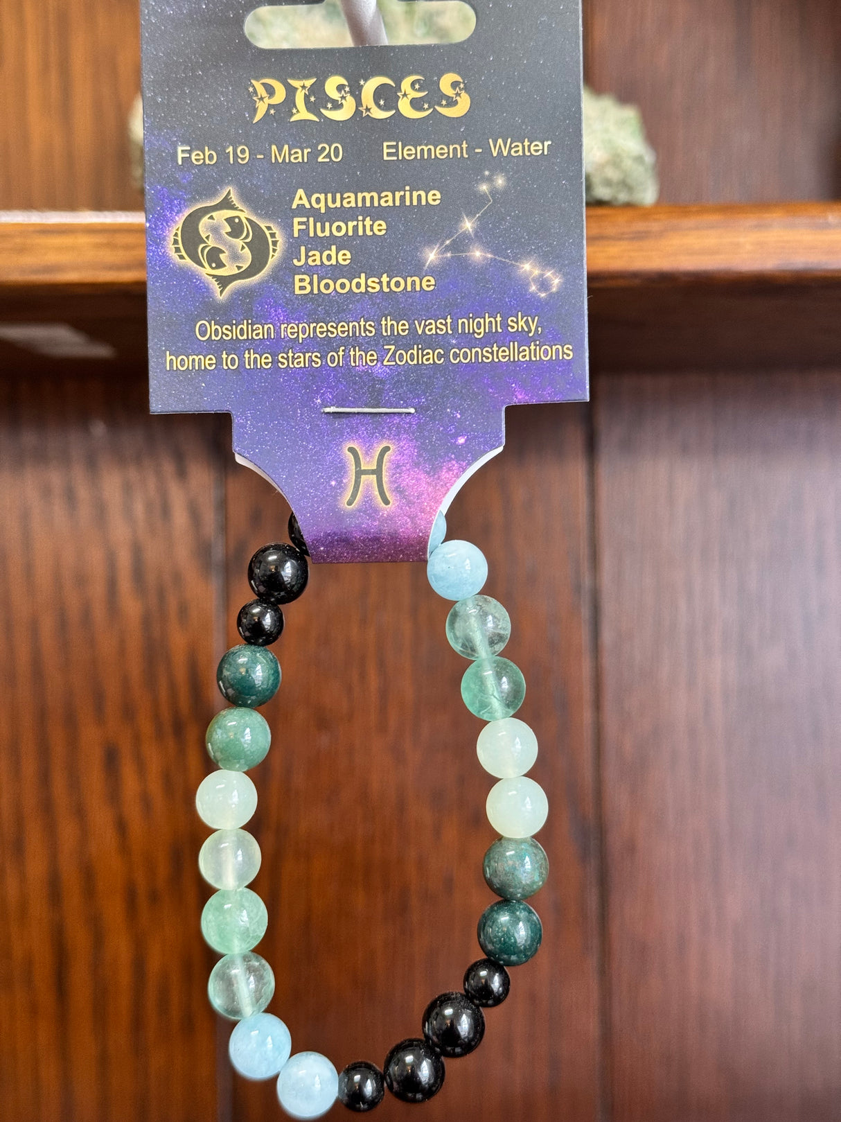 Zodiac Crystal Bracelet for Pisces