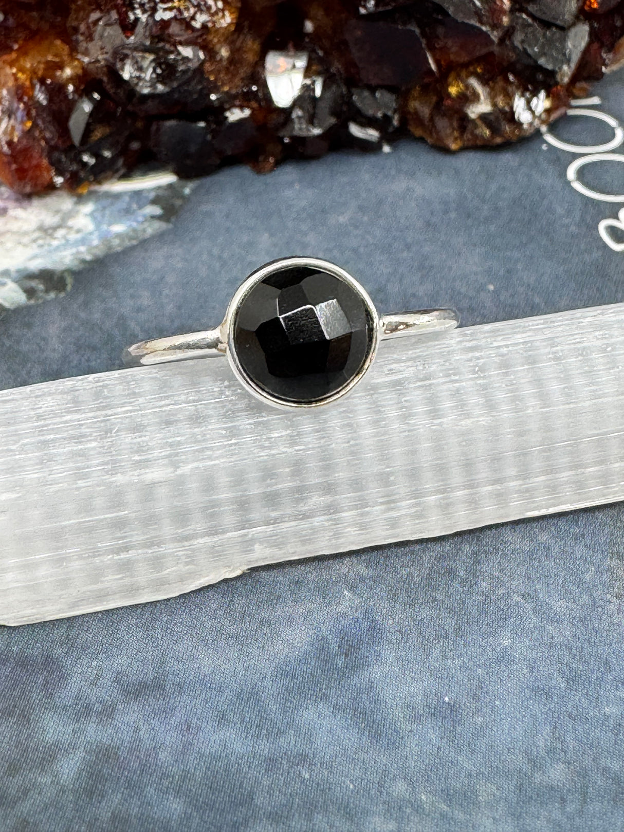 Black Onyx Ring Size 5 -"I am focused and can do anything I set my mind to."