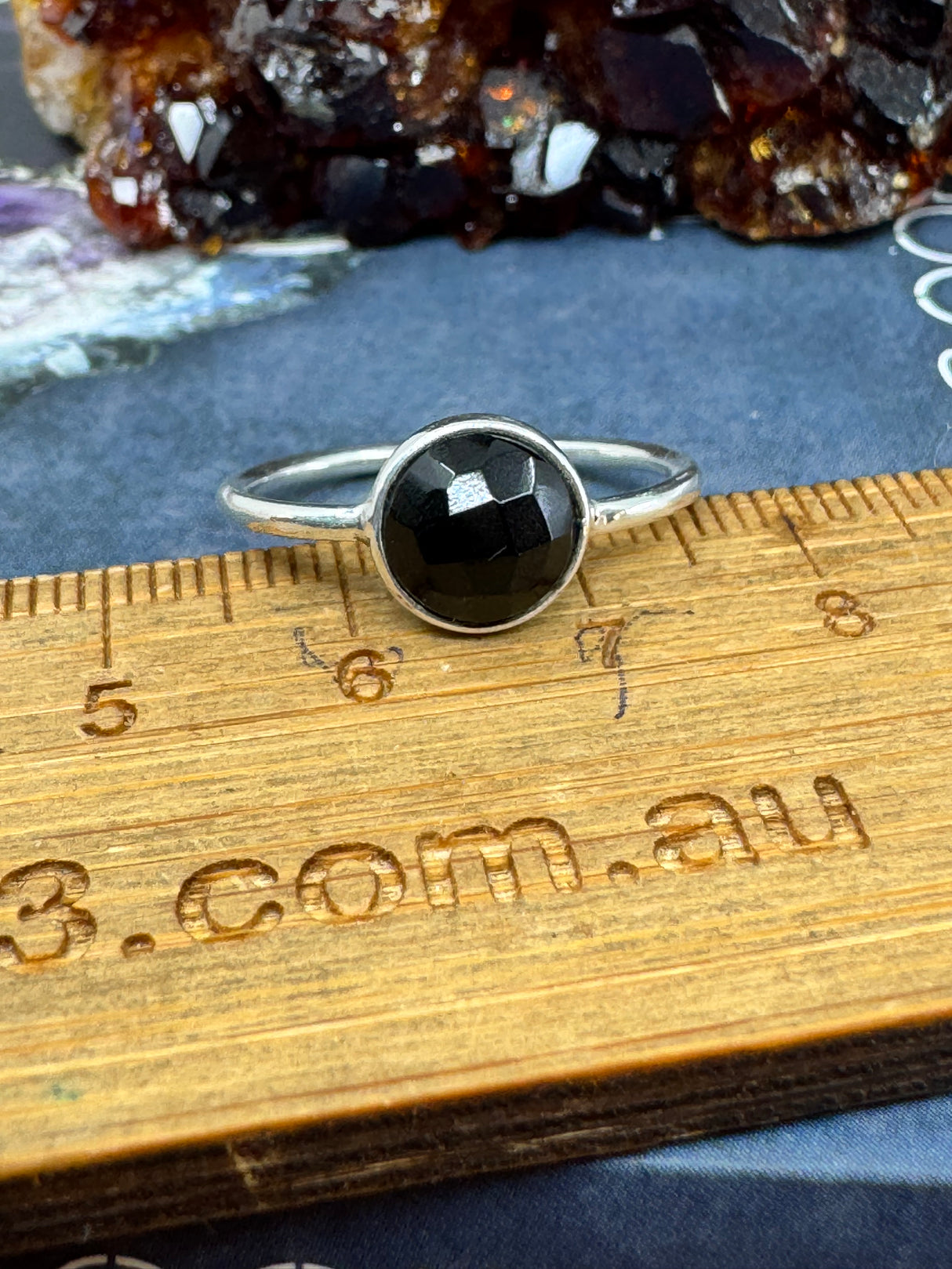 Black Onyx Ring Size 5 -"I am focused and can do anything I set my mind to."