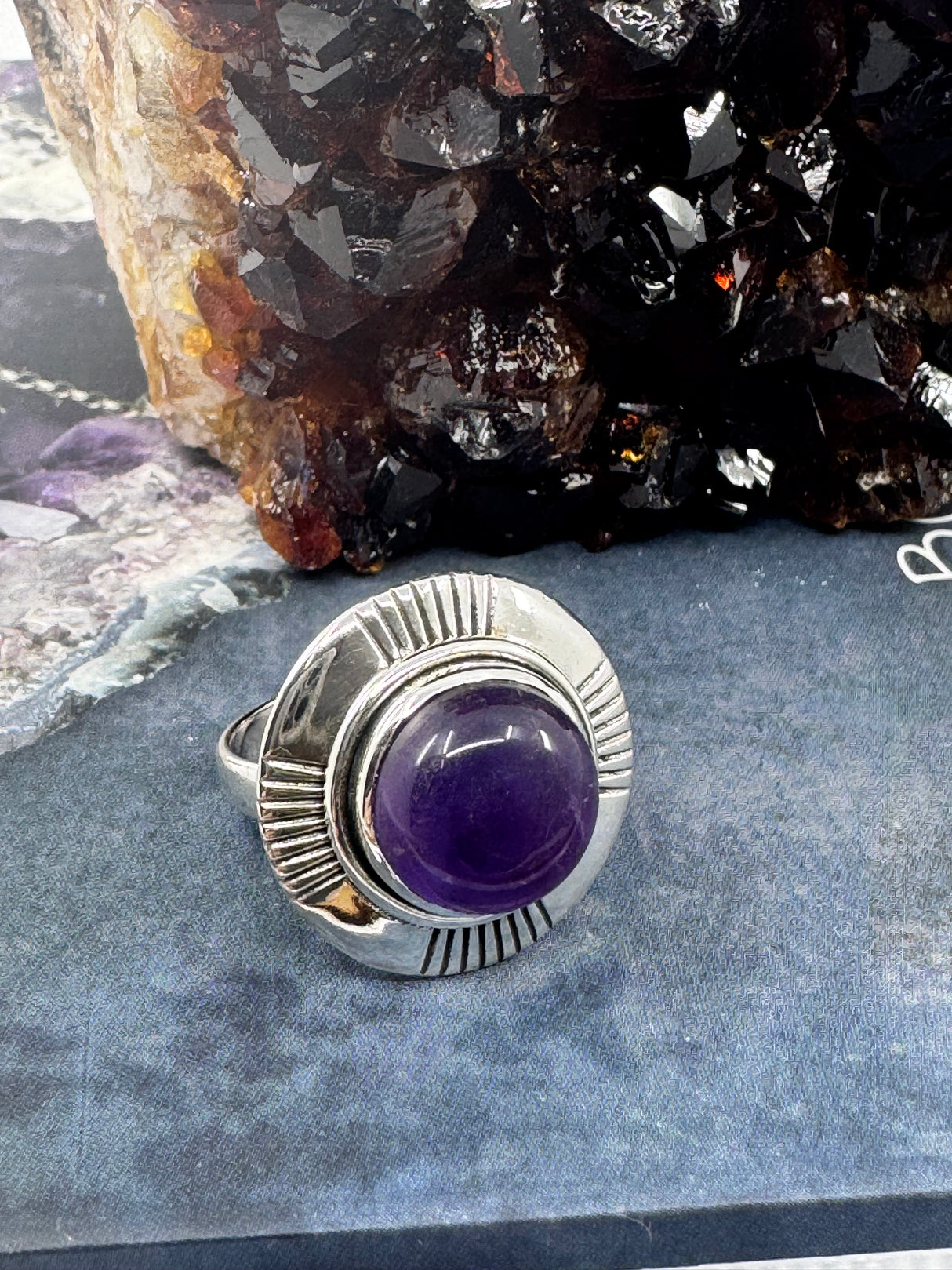 Amethyst Silver Ring on Sale at Inspired By 3 Australia
