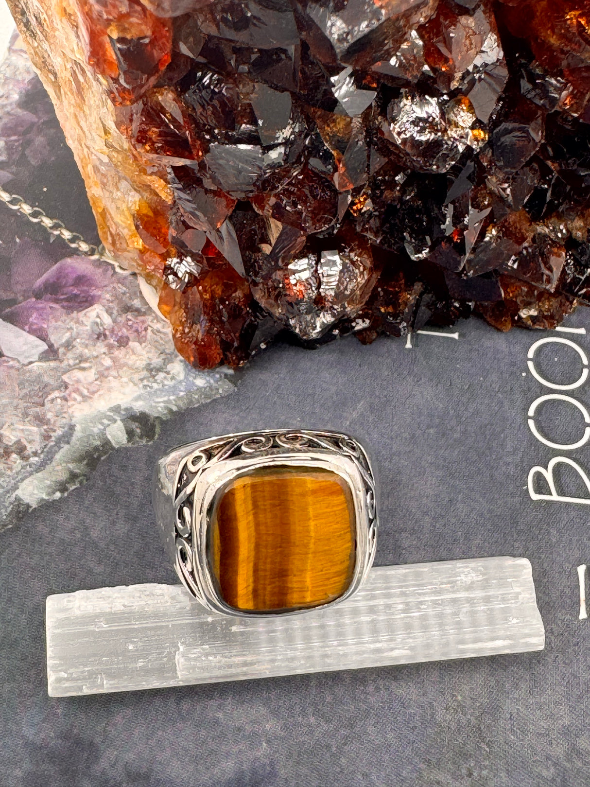 Tiger Eye Mens Ring Size 11 - On sale at Inspired By 3 Australia