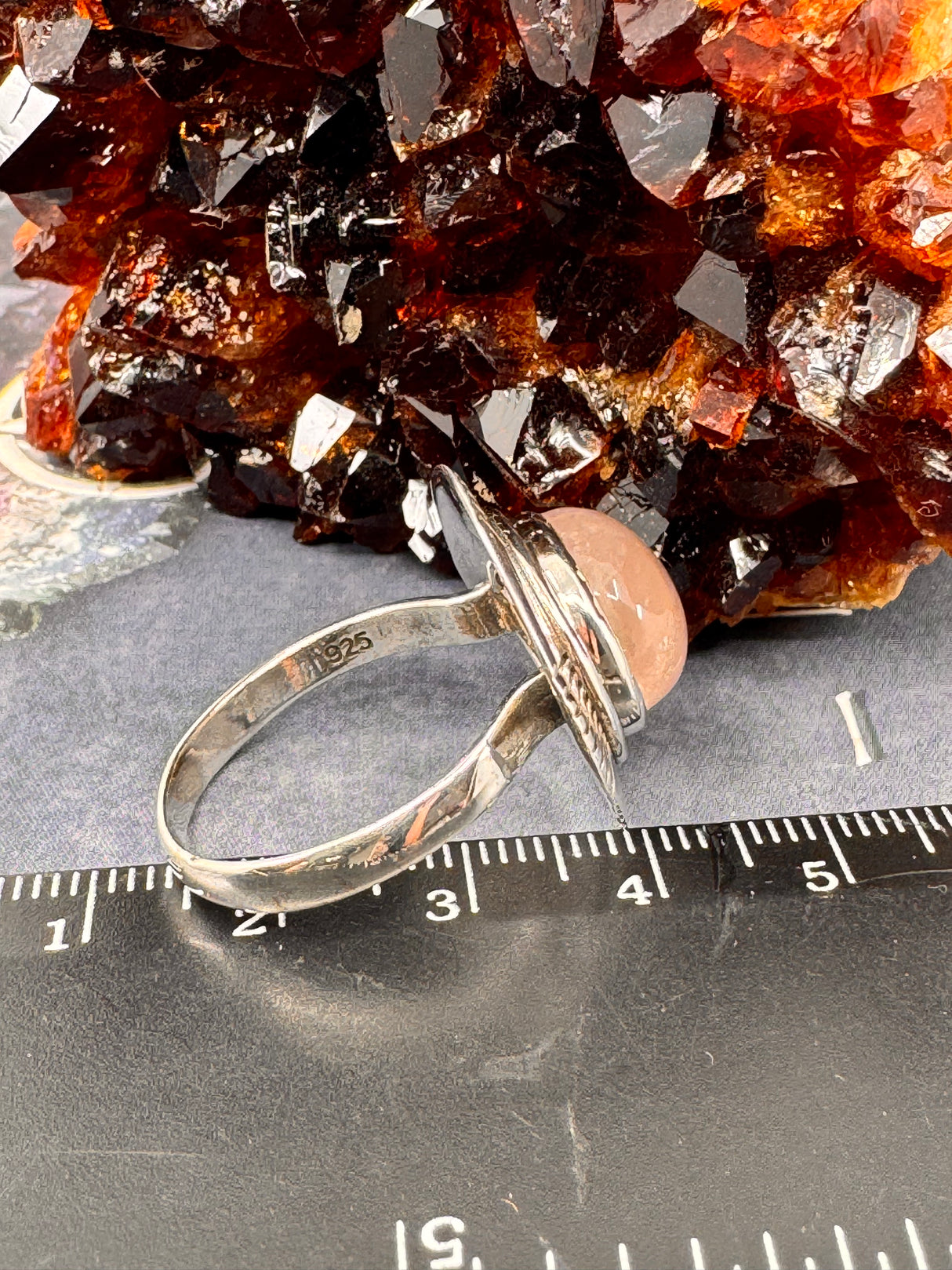 Rose Quartz Ring Size 11 - “I radiate love, beauty, confidence and grace”