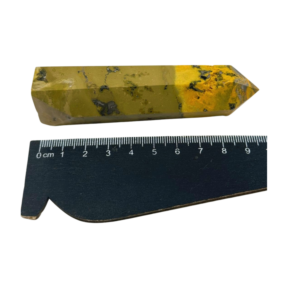 Bumble Bee Jasper Point 109g - "I am ready to manifest my greatest dreams and desires."