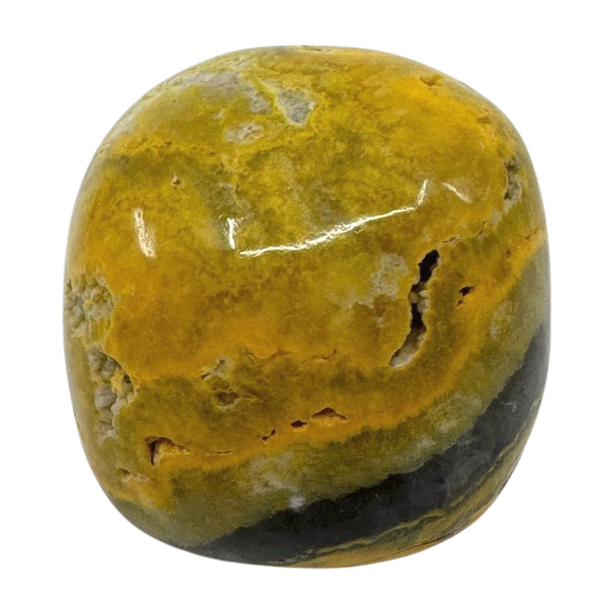 Bumble Bee Jasper Nugget - "I am ready to manifest my greatest dreams and desires."