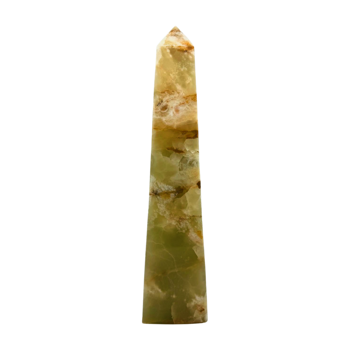 Green Onyx Tower. Large 6.4kilos 41cm - Inner Strength. Stress Relief.