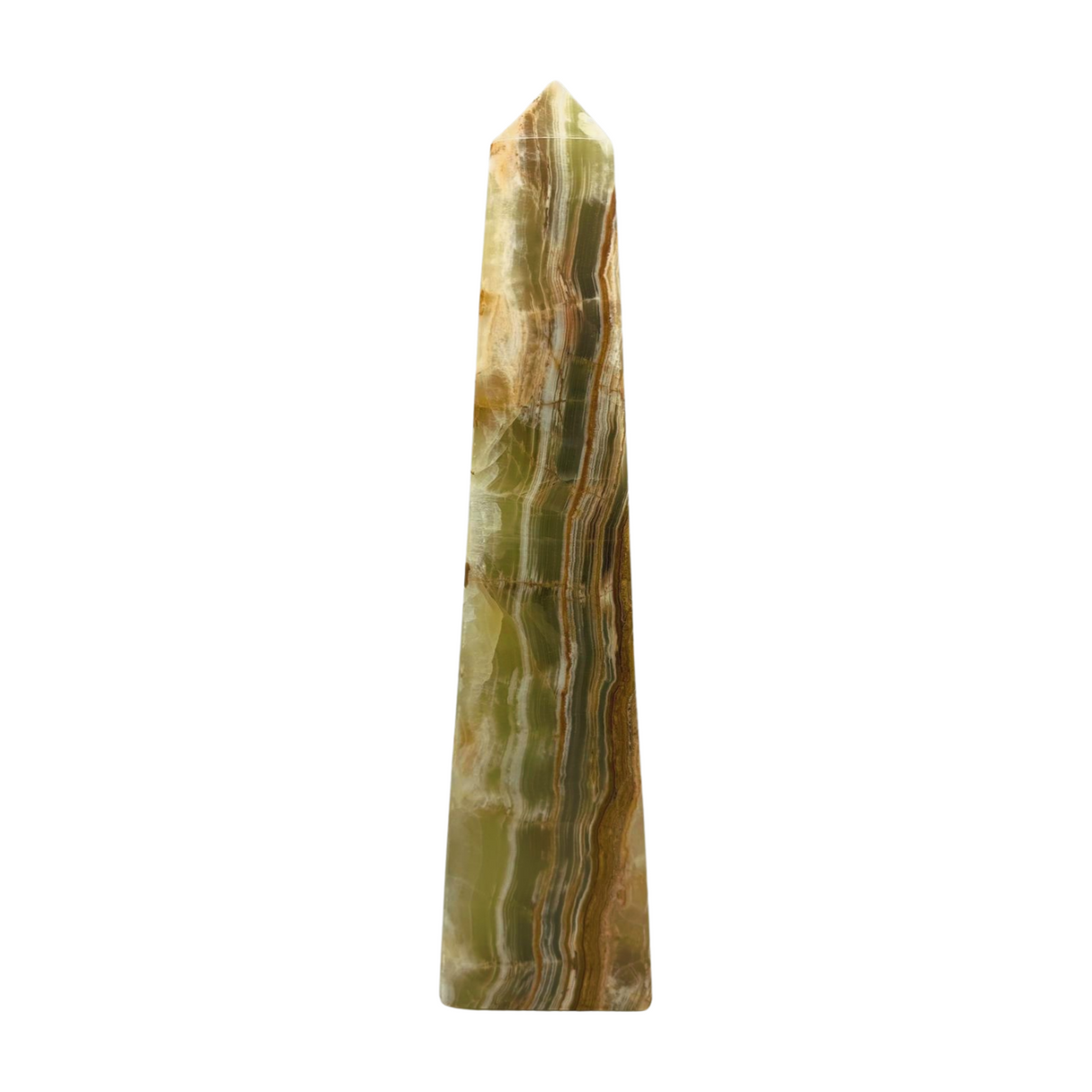 Green Onyx Tower. Large 6.4kilos 41cm - Inner Strength. Stress Relief.