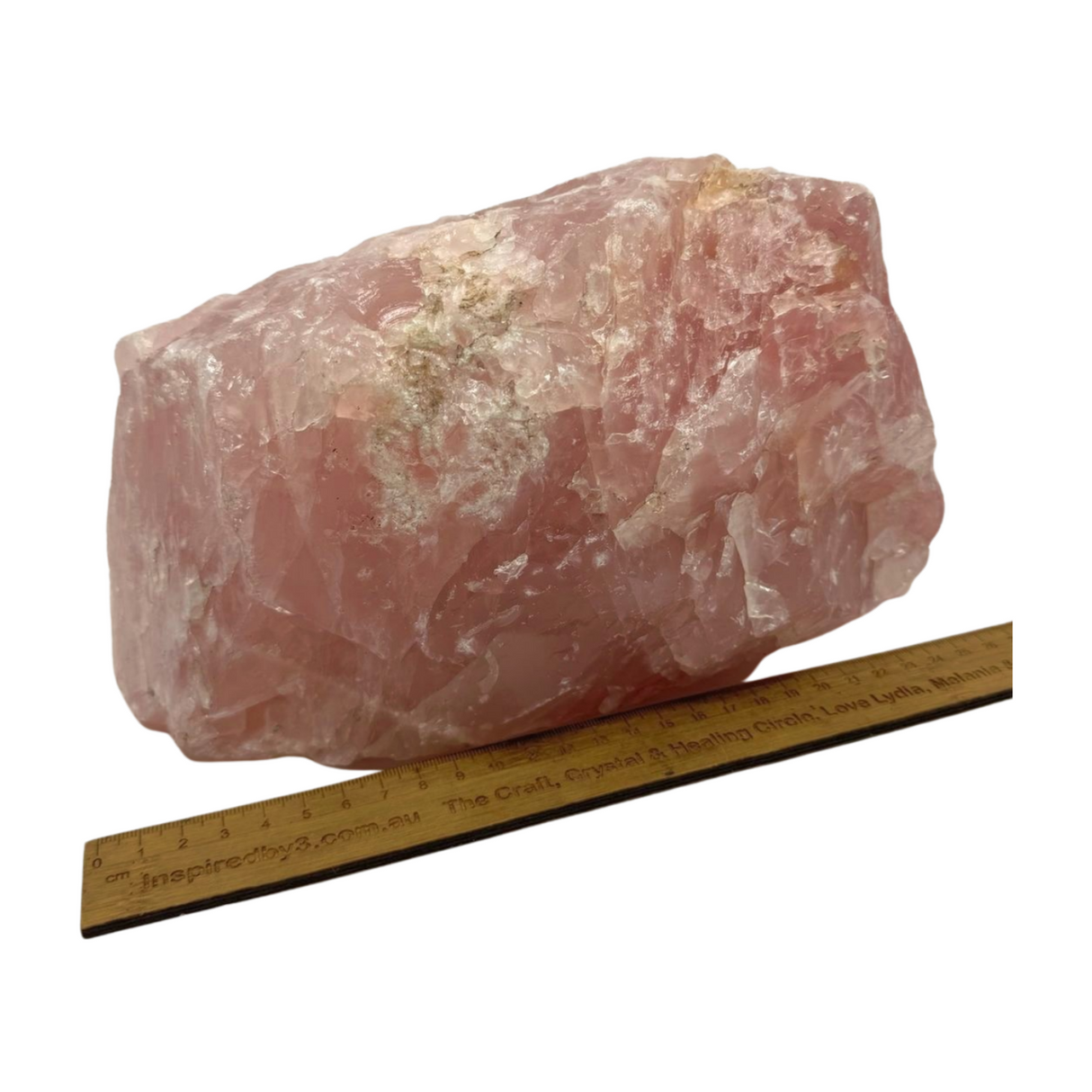Rose Quartz Chunk HUGE 8.705kilos - “I radiate love, beauty, confidence and grace”.