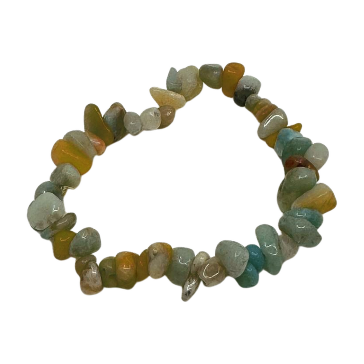 Amazonite Chip Bracelet - "I speak my truth with courage and confidence."