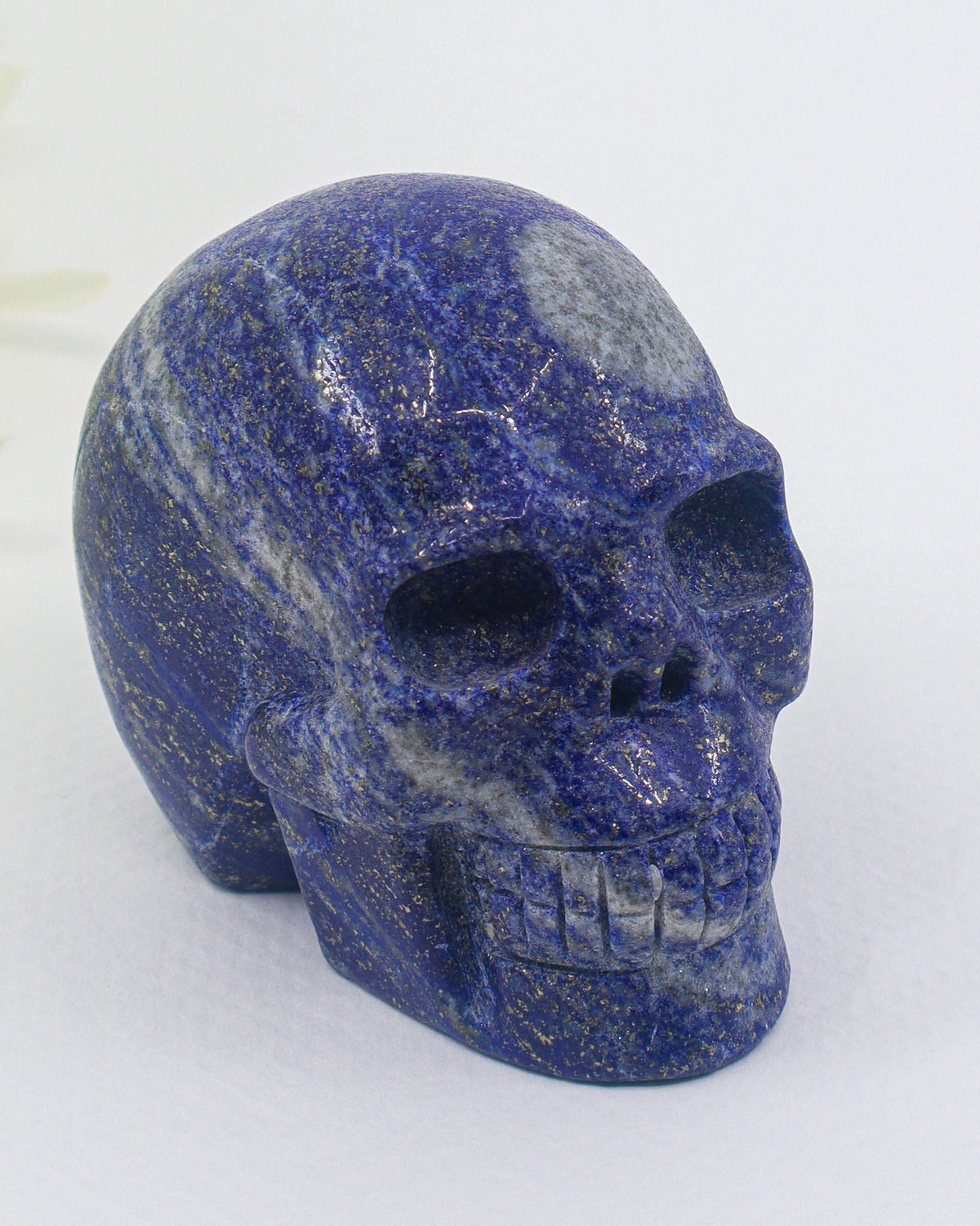 Lapis Lazuli Skull Carving – Wisdom, Truth & Spiritual Insight | 340g