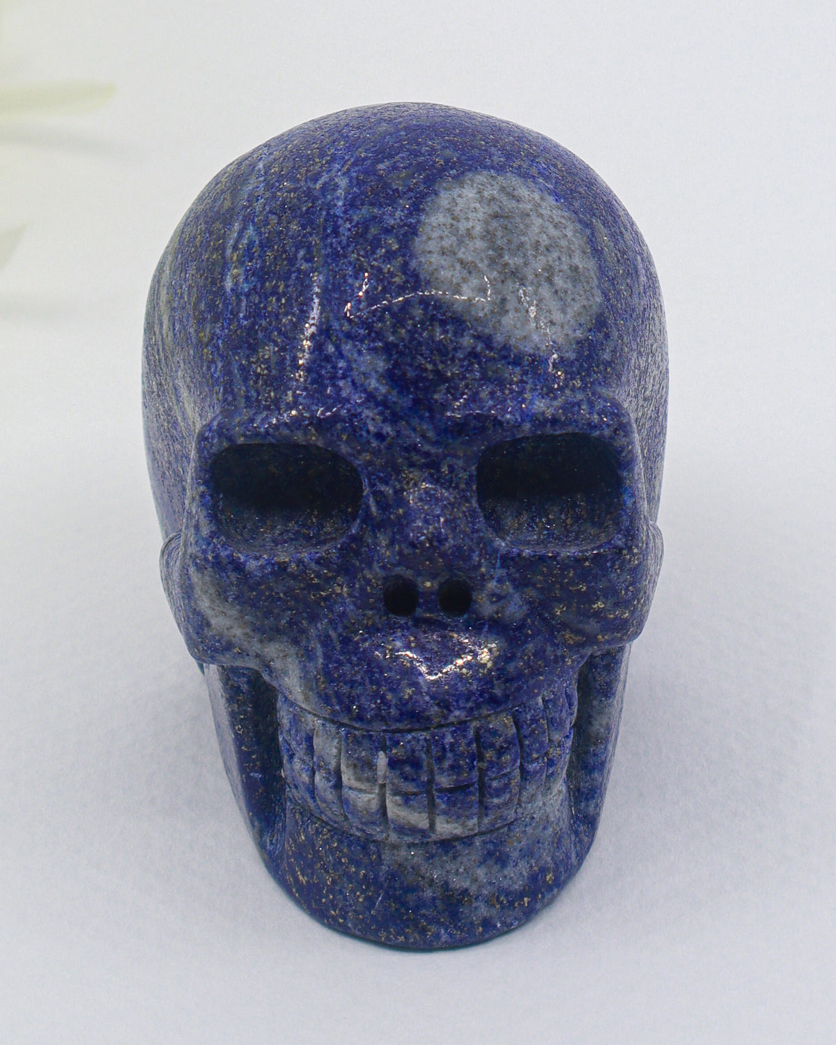 Lapis Lazuli Skull Carving – Wisdom, Truth & Spiritual Insight | 340g