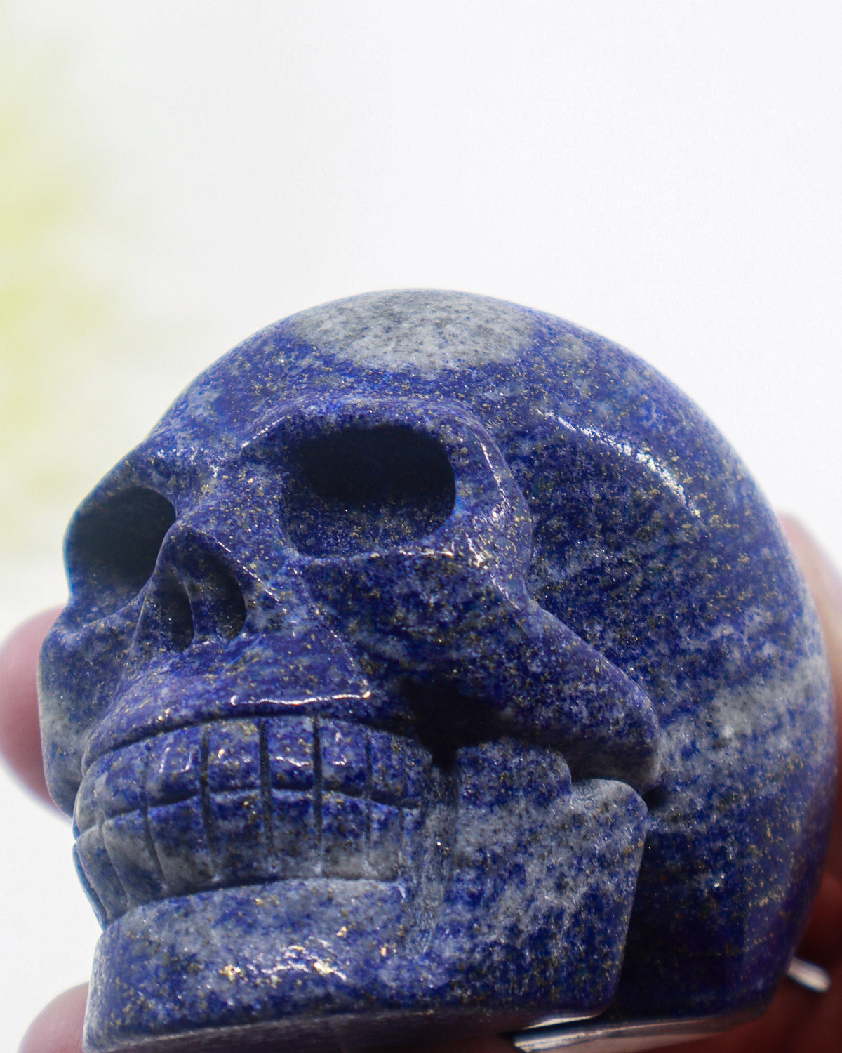 Lapis Lazuli Skull Carving – Wisdom, Truth & Spiritual Insight | 340g