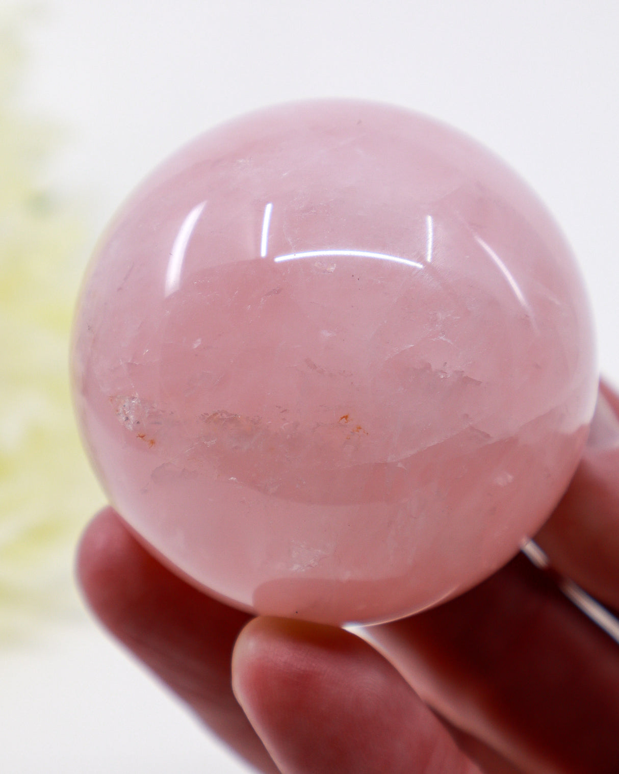 Rose Quartz Sphere | Crystal of Unconditional Love & Heart Healing | 234g